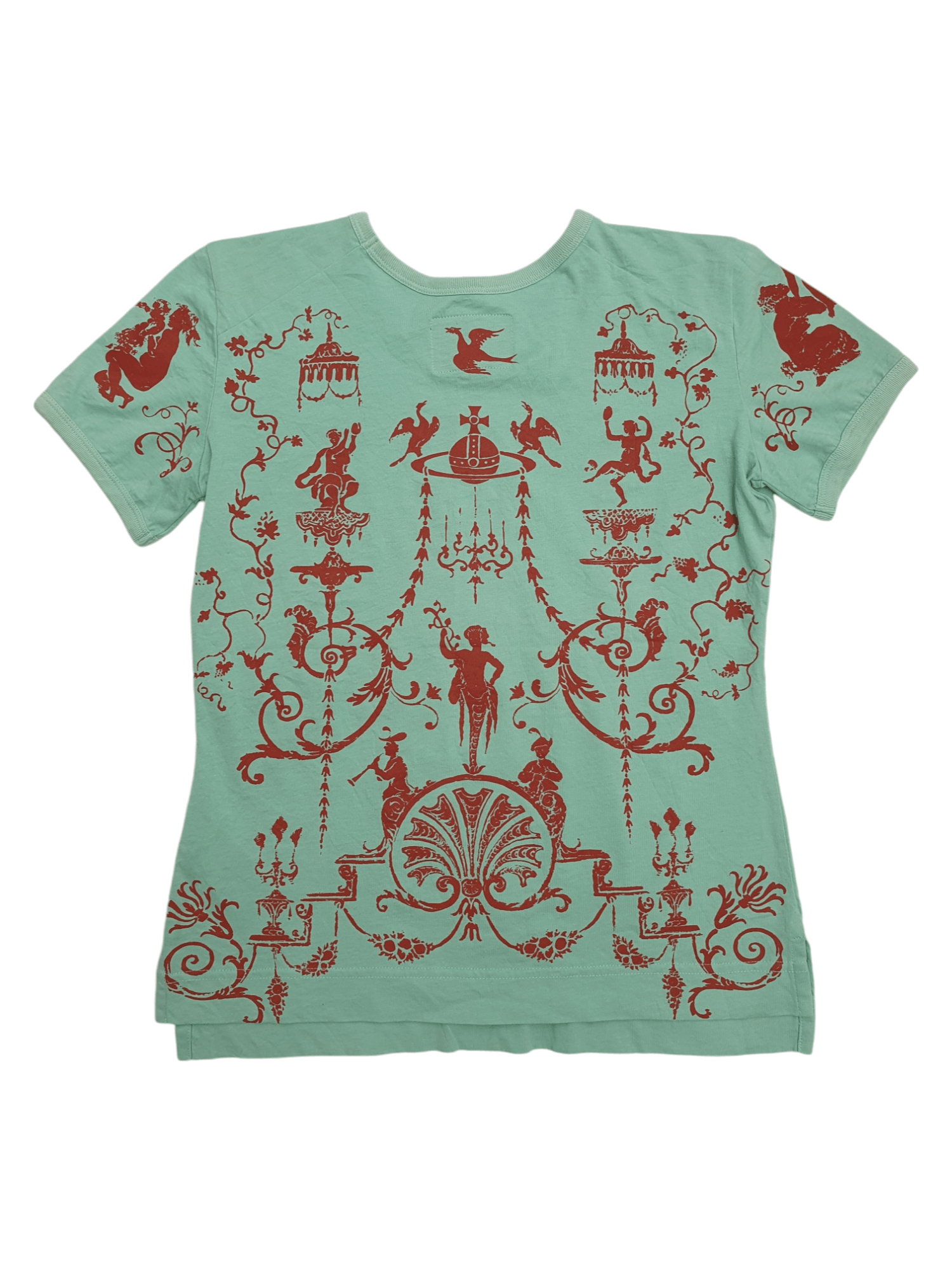 Vivienne Westwood SS1994 'Salon Collection' Runway Print T-Shirt (repro) Size XS / US 0-2 / IT 36-38 - 2 Thumbnail