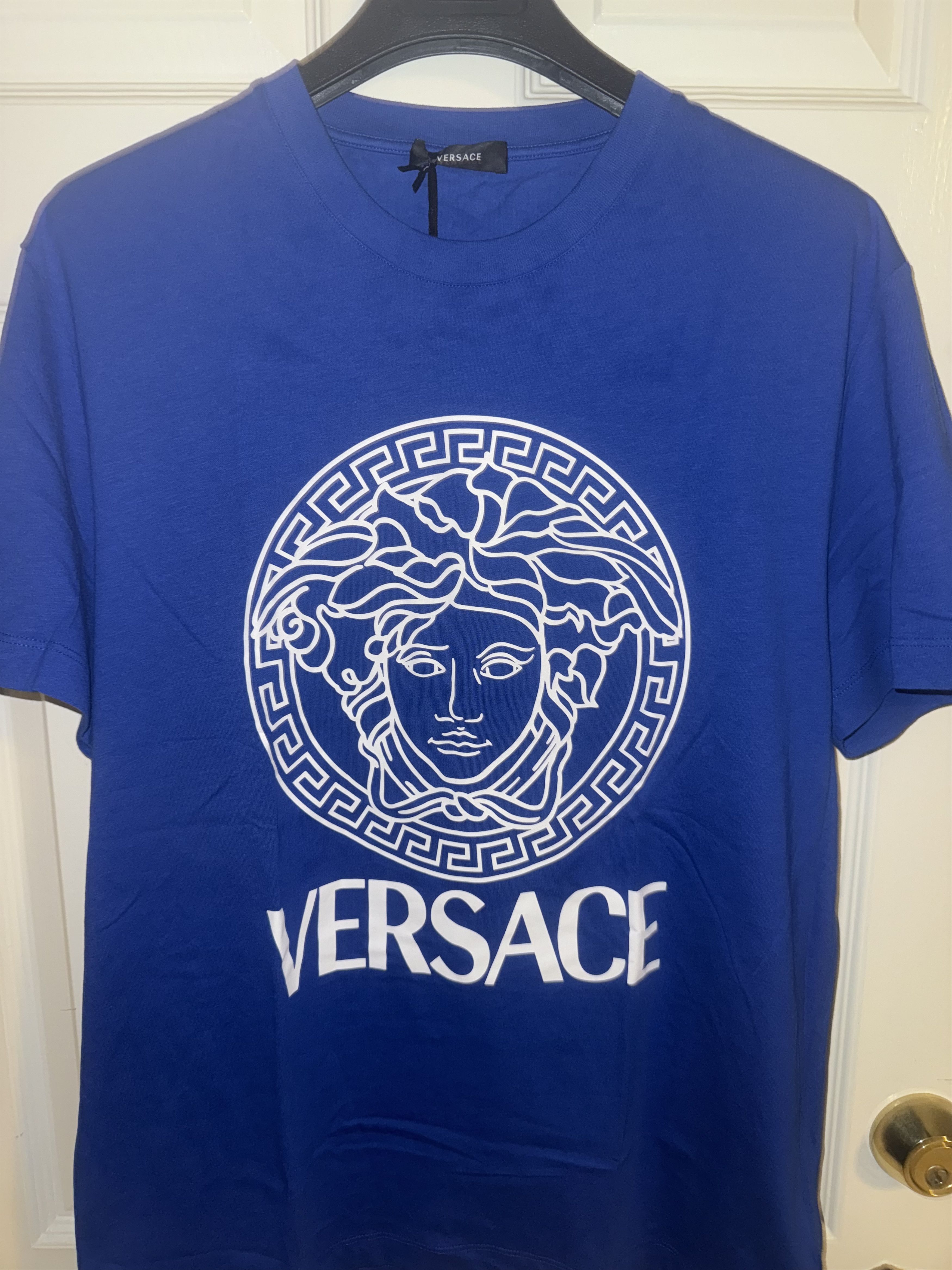 AUTHENTIC MENS VERSACE MEDUSA T-SHIRT LARGE SLIM FIT