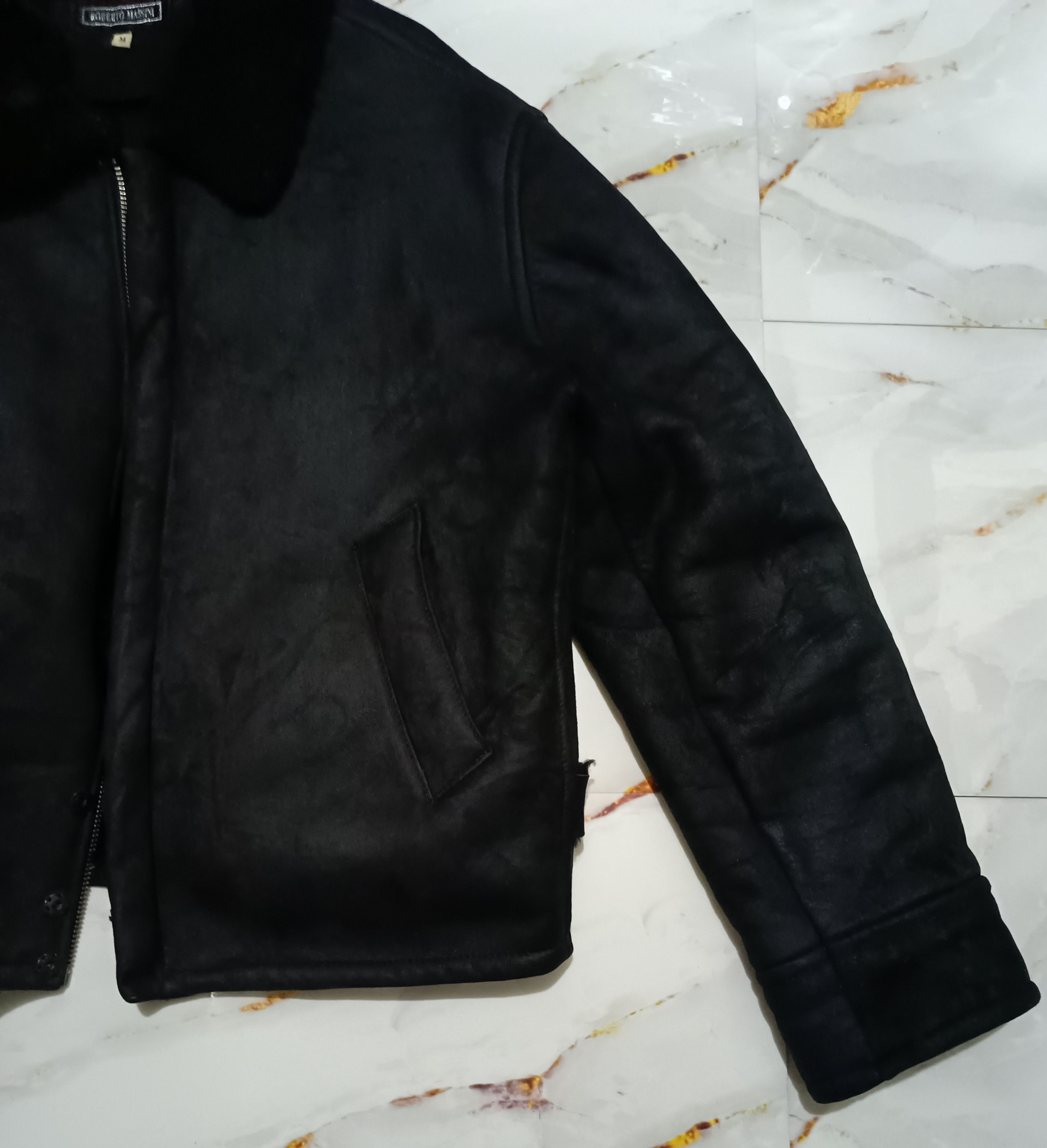 14th Addiction VTG B3 SHEARLING Flight JACKET LINING NUMBER NINE INSPIRE Size US M / EU 48-50 / 2 - 4 Thumbnail
