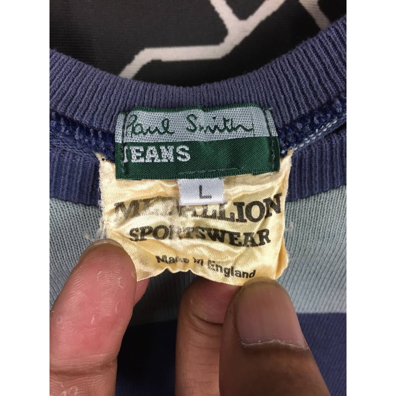 Designer × Paul Smith × Vintage Paul Smith X Medallion Sportswear Made In England Sweatshirt Size US L / EU 52-54 / 3 - 13 Thumbnail