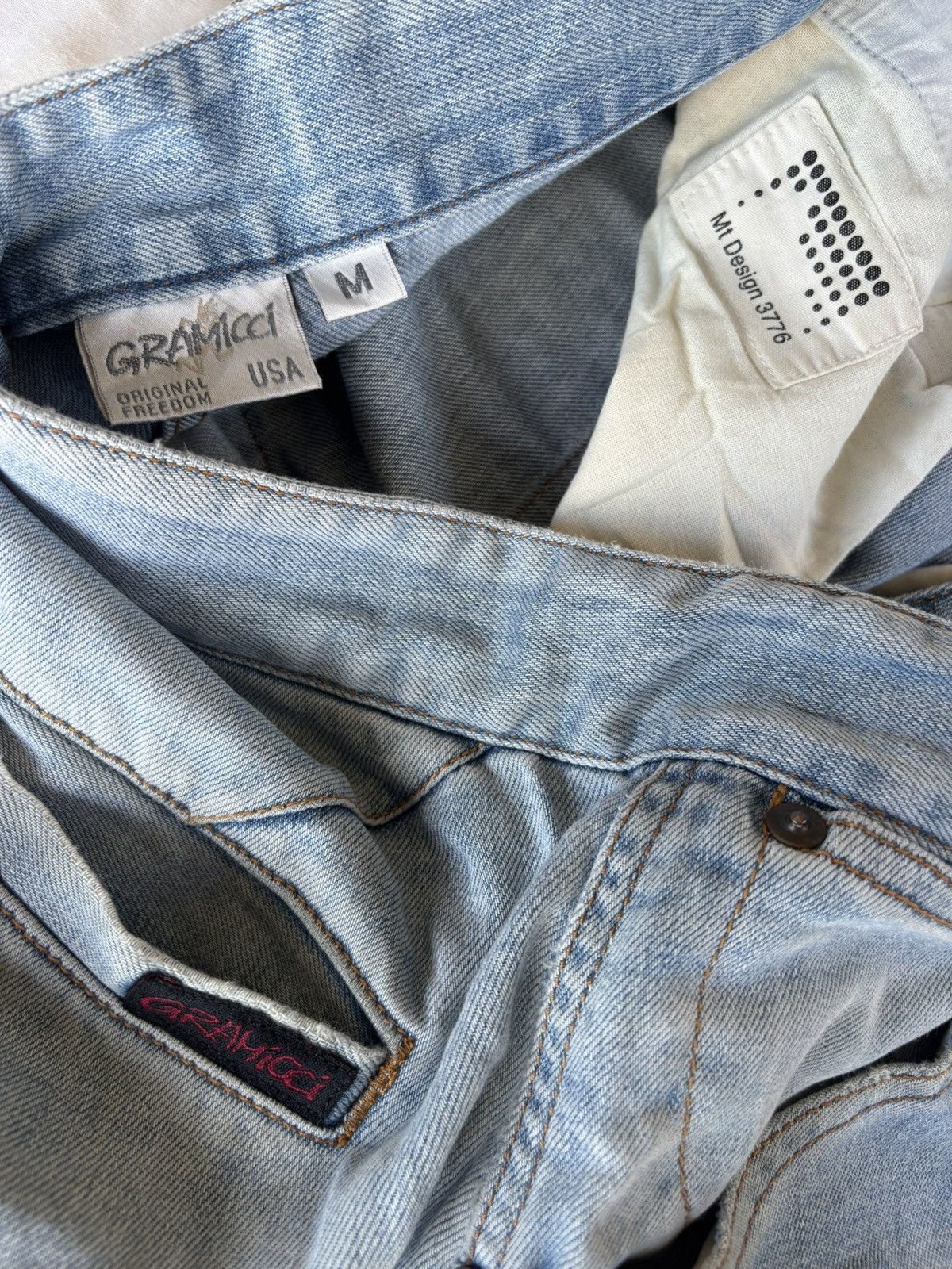 Gramicci × Wacko Maria 💥GRAMICCI DENIM CASUAL JEANS JOGGER JEANS STYLE Size US 32 / EU 48 - 12 Thumbnail