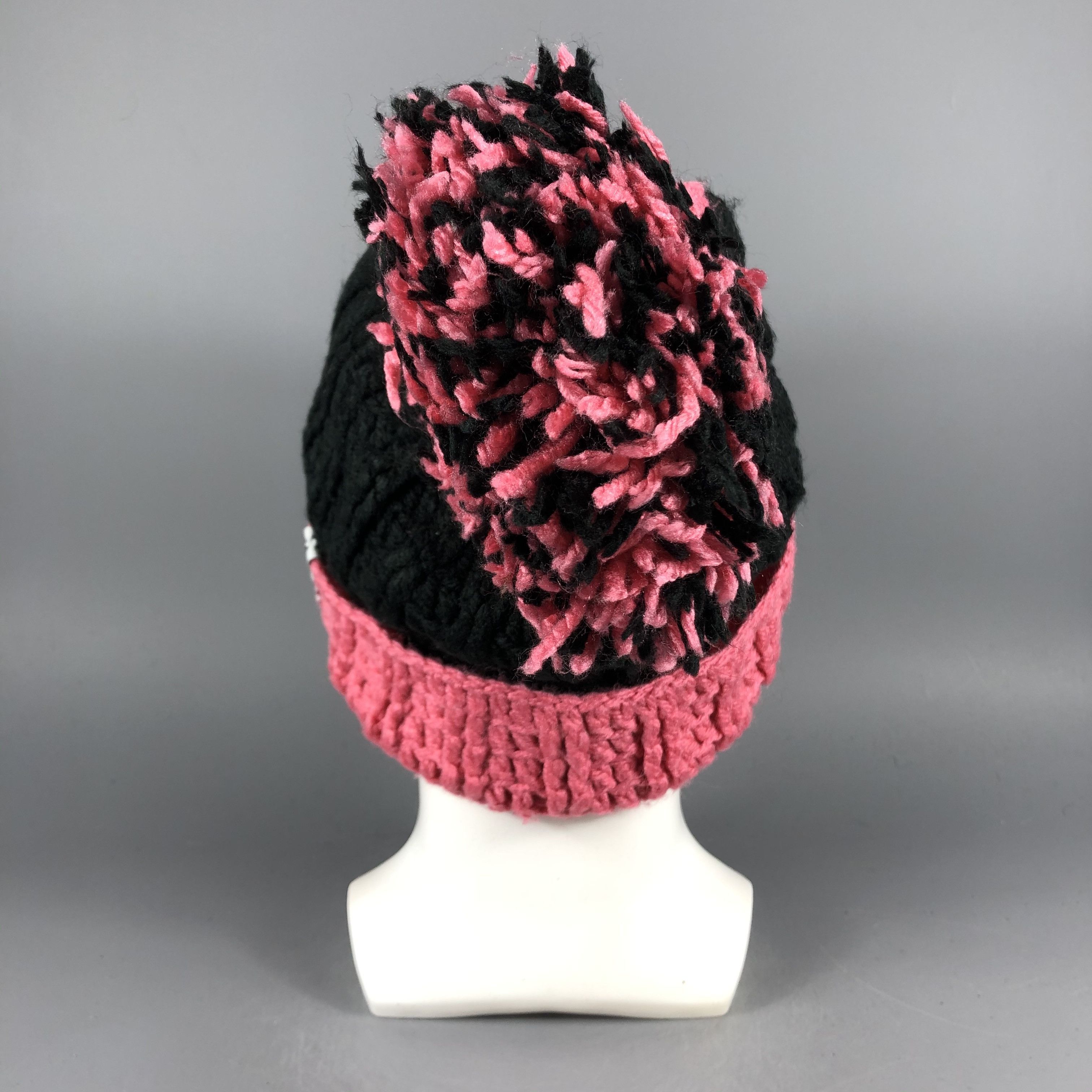 Japanese Brand × Vintage Womens Aran Isle Knit PomPom Beanie Snow Hat Snow Cap -D973 Size ONE SIZE - 2 Thumbnail