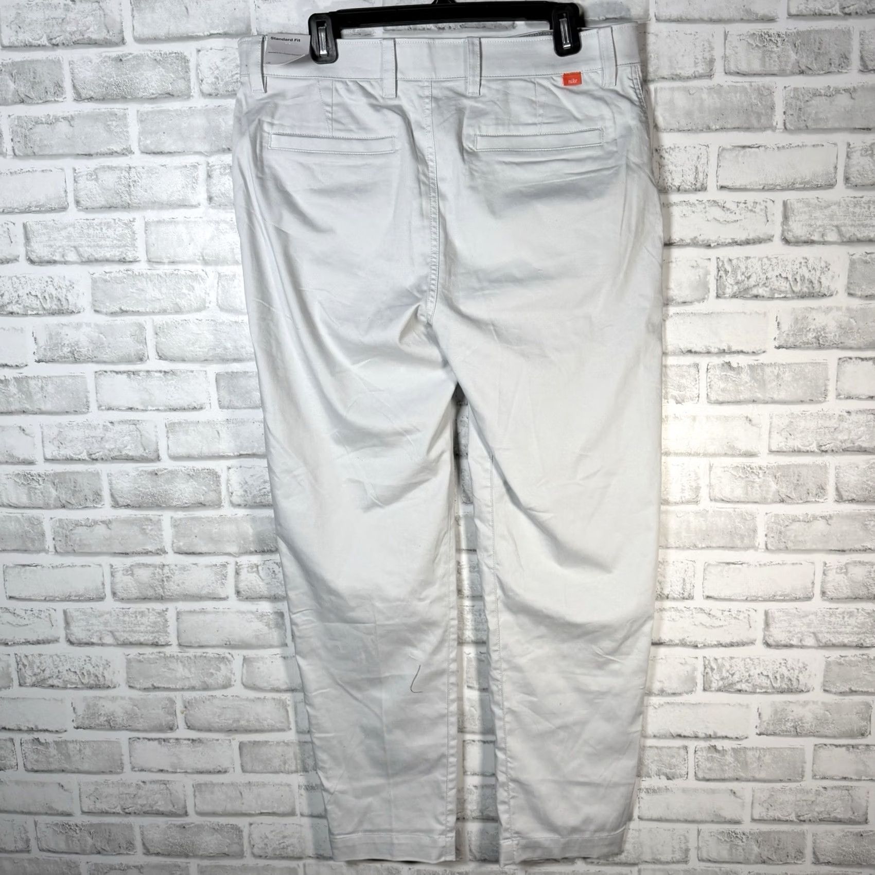 Nike Nike Dri-Fit Chino Pants Mens 34x30 White NWT Standard Fit Casual Pants Mens Size 34x30 Size US 34 / EU 50 - 5 Thumbnail