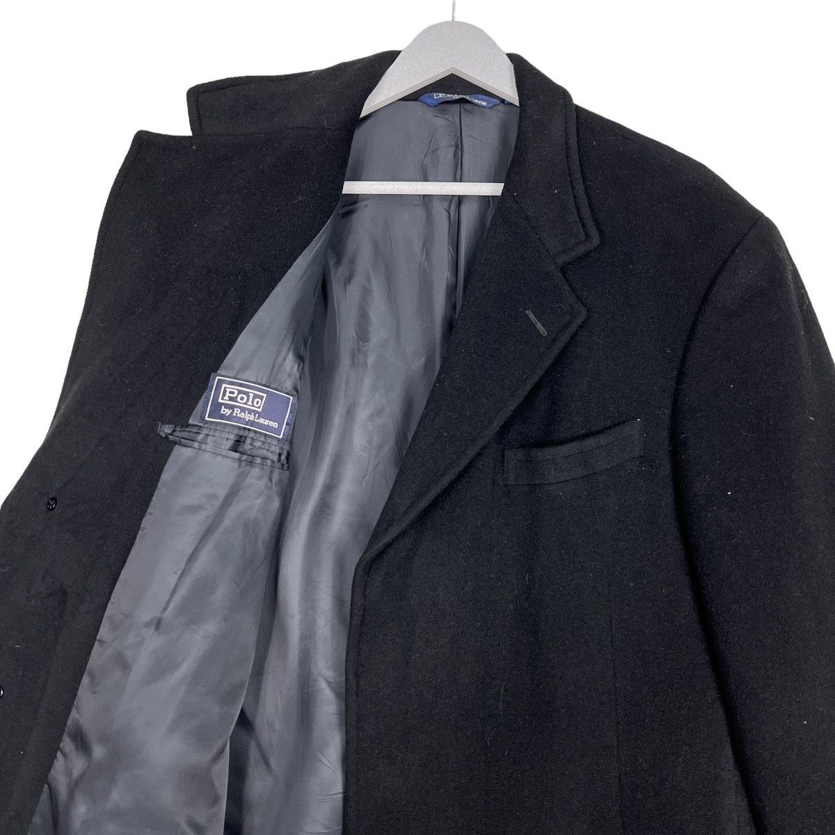 Polo Ralph Lauren 🔥 POLO RALPH LAUREN WOOL HAIR OVERCOAT Size US L / EU 52-54 / 3 - 10 Thumbnail