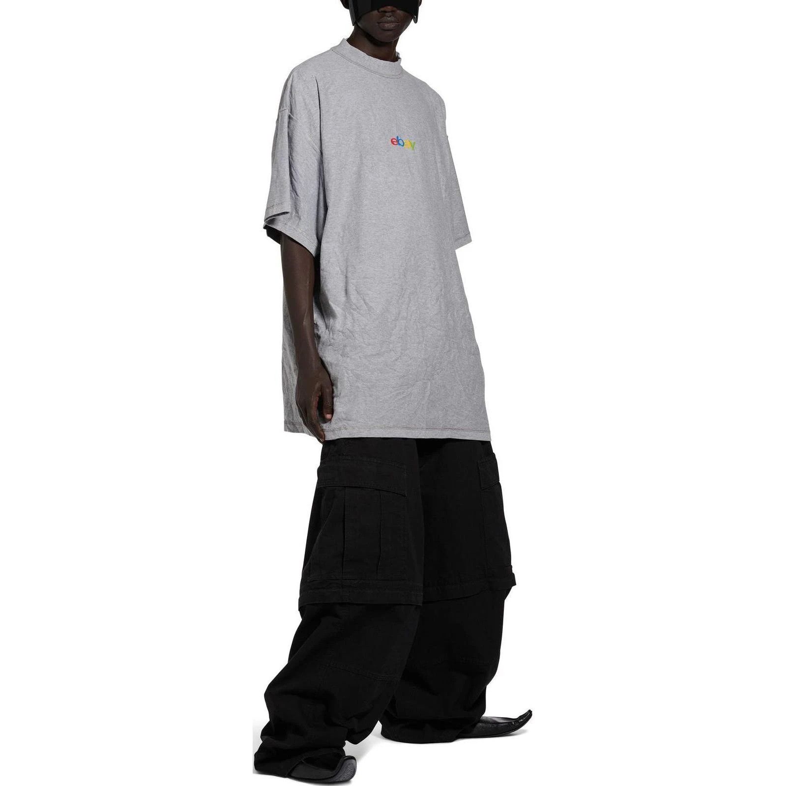 Balenciaga × eBay o1srvl11e0825 DUP / Ebay Inside-Out T-Shirt Oversized Grey Size US S / EU 44-46 / 1 - 3 Thumbnail