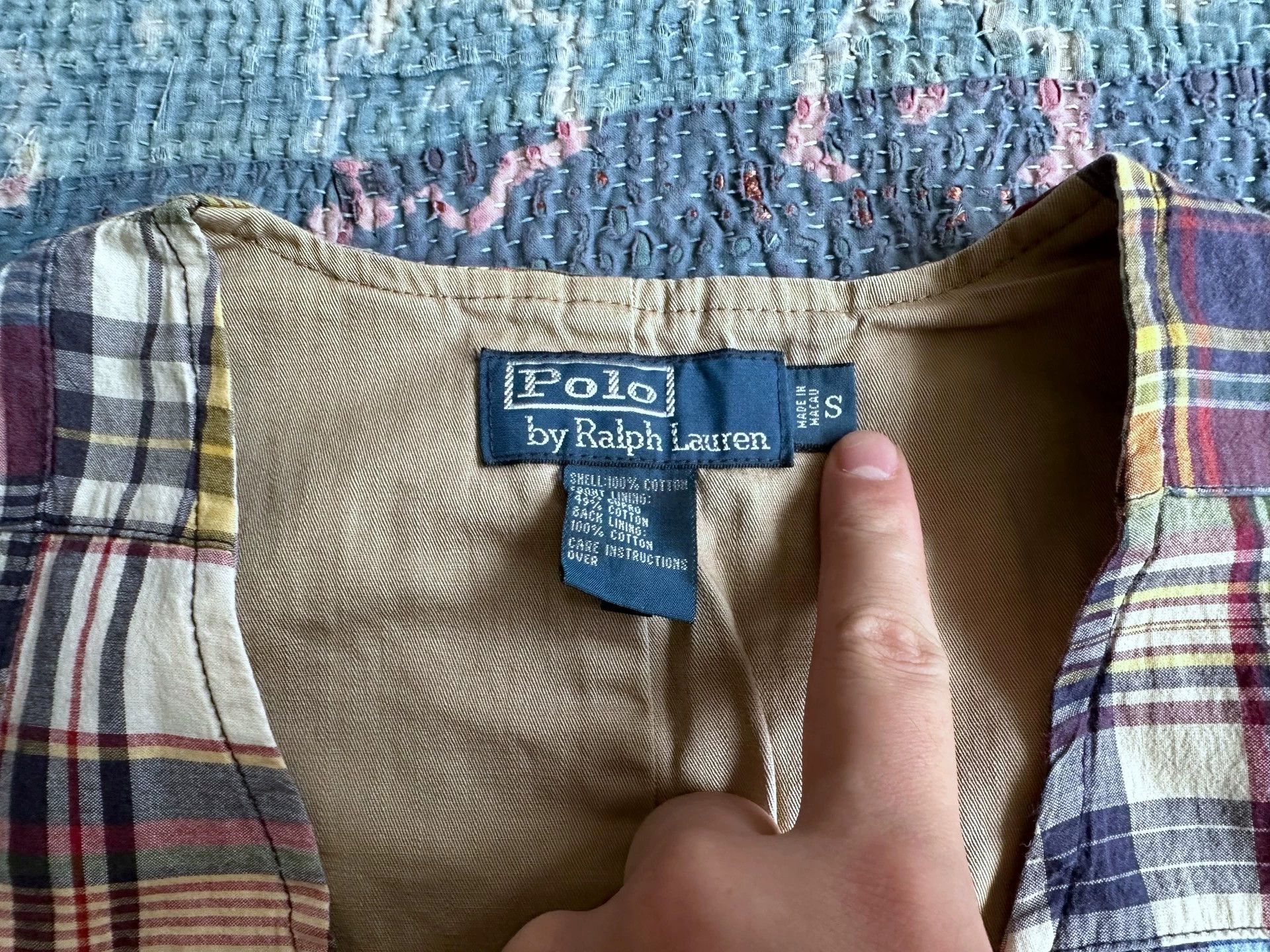 Polo Ralph Lauren Polo Ralph Lauren RRL Patchwork 4-Pocket Ivy Vest Size S Size US S / EU 44-46 / 1 - 3 Thumbnail