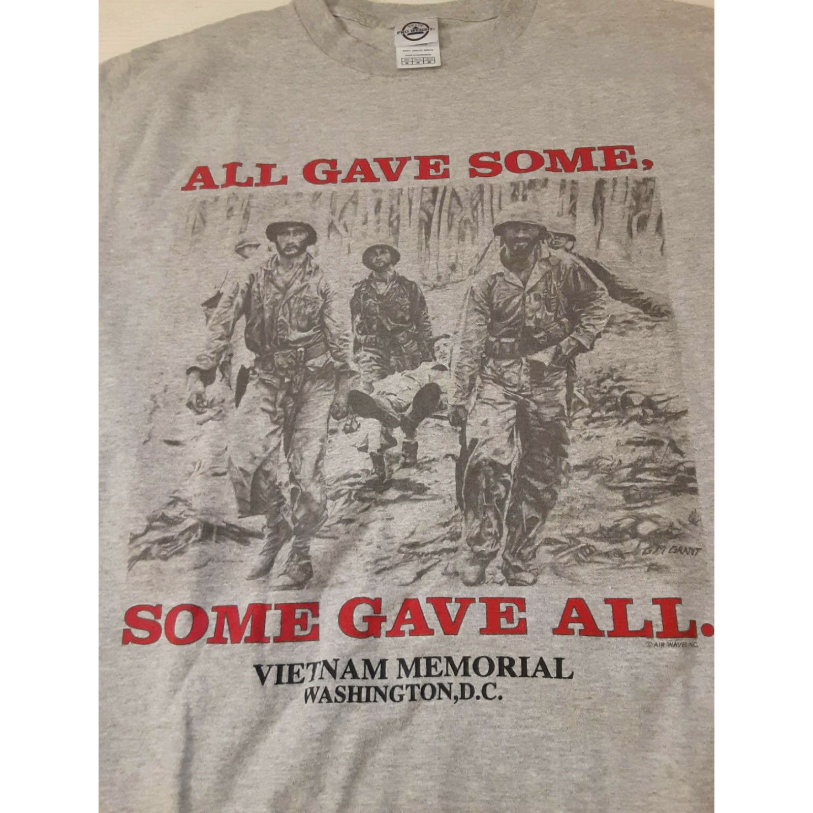SOMET VINTAGE Viet Nam Memorial t shirt Washington D.C. gray M Men’s Graphic Short Sleeve 26in Size US M / EU 48-50 / 2 - 4 Thumbnail
