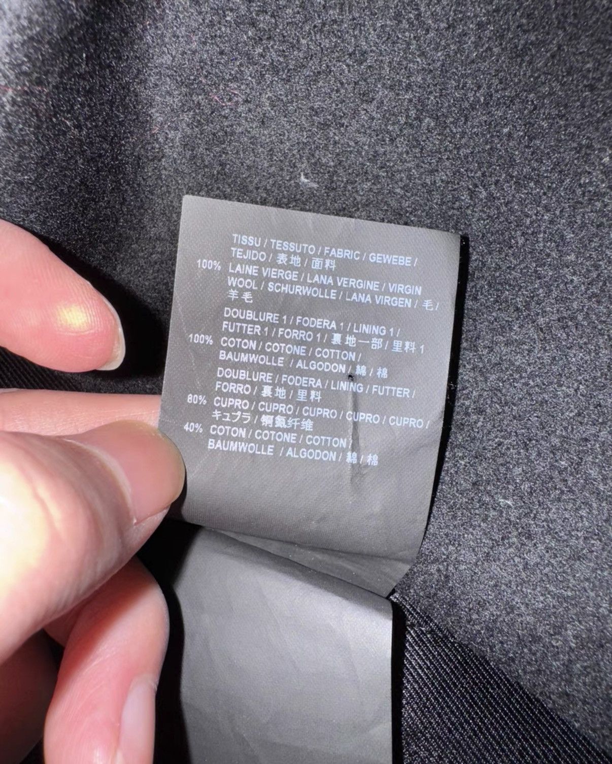 Saint Laurent Paris SLP) 17FW Double-Breasted Anchor Peak Lapel Navy Peacoat Size US M / EU 48-50 / 2 - 7 Thumbnail