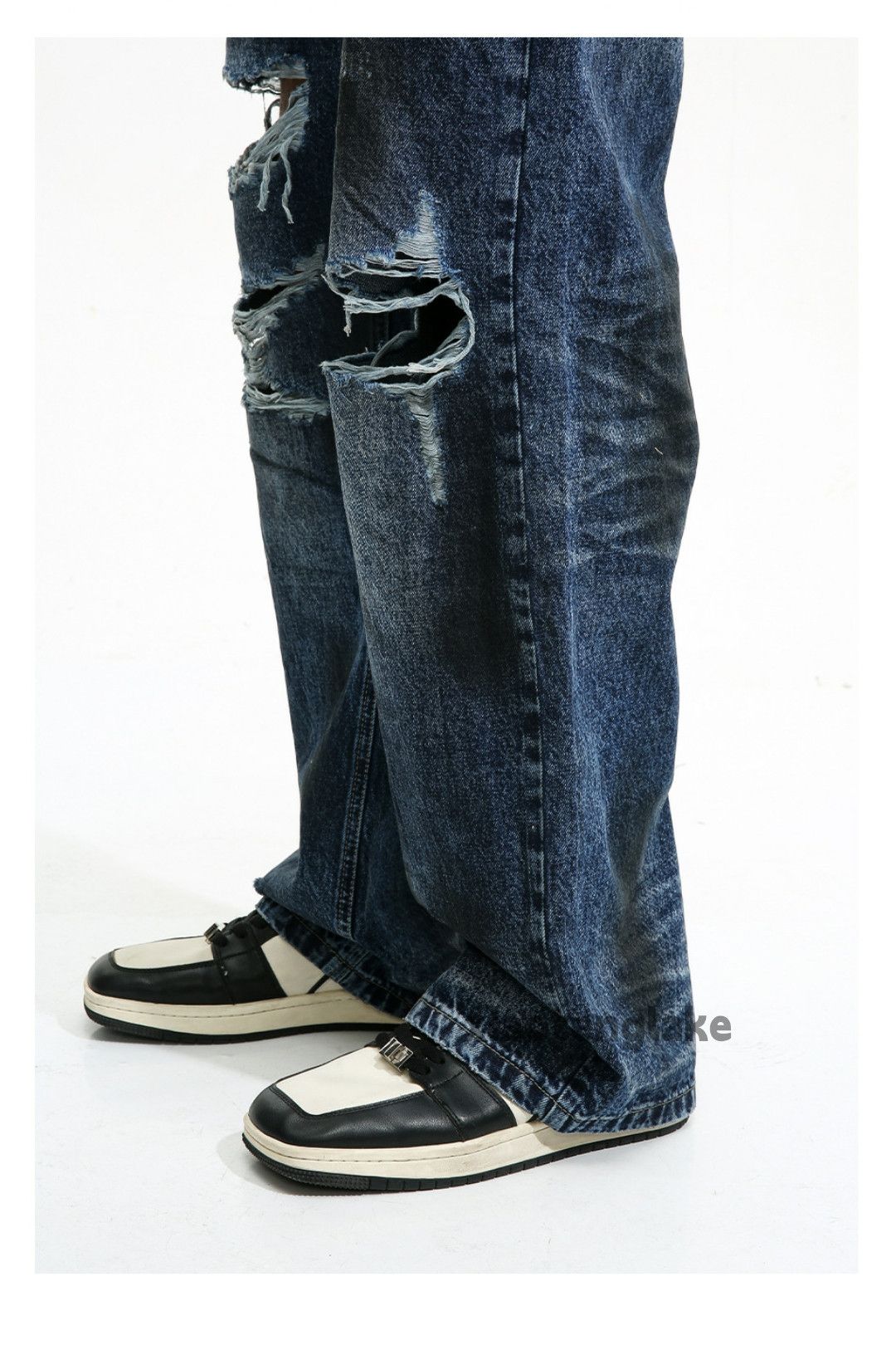 Jean × Vintage washed faded utility damaged ripped hiphop jeans Size US 32 / EU 48 - 2 Thumbnail