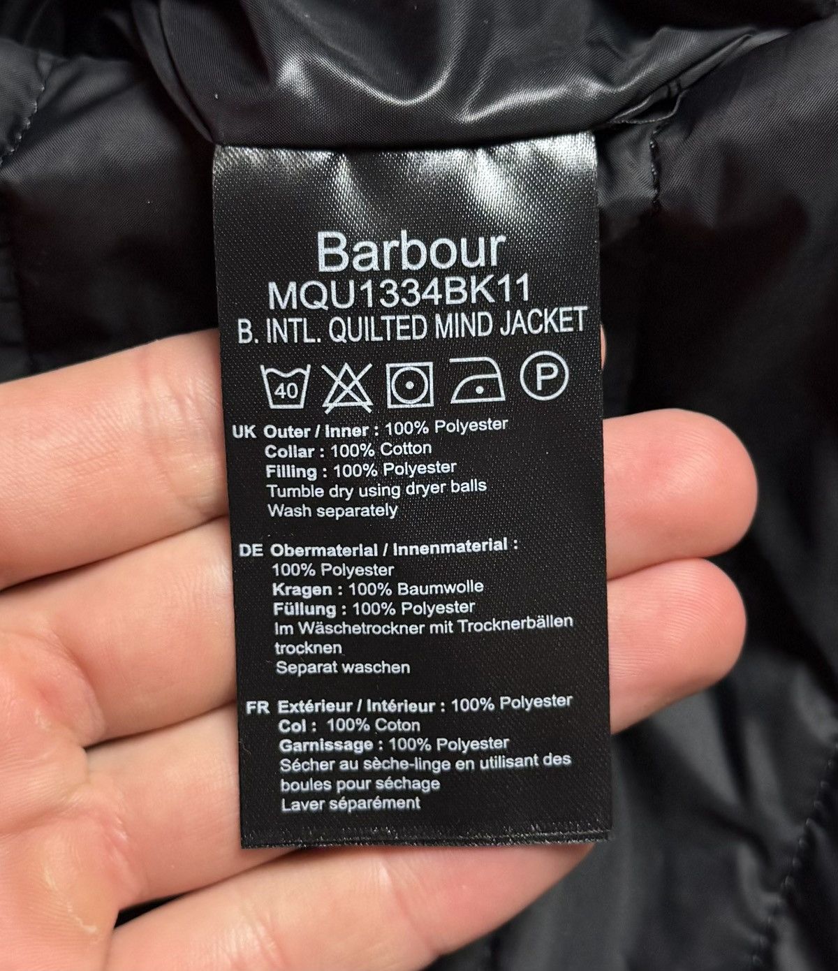 Barbour Barbour International Quilted Mind Jacket Size US M / EU 48-50 / 2 - 14 Thumbnail