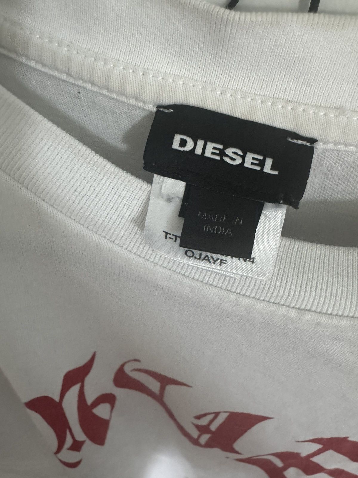 Diesel Diesel “Brave” Gothic tee Size US L / EU 52-54 / 3 - 2 Thumbnail