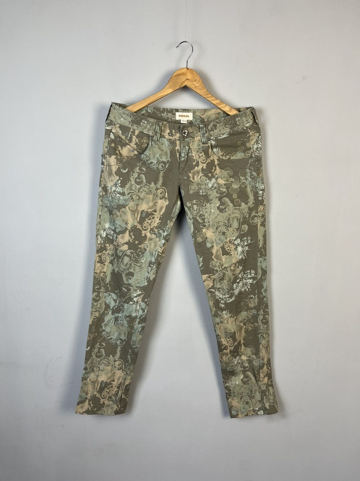 Diesel × Vintage Diesel Avant Garde Vintage Cotton Y2K Rare Pants Size 27" / US 4 / IT 40 - 1 Thumbnail