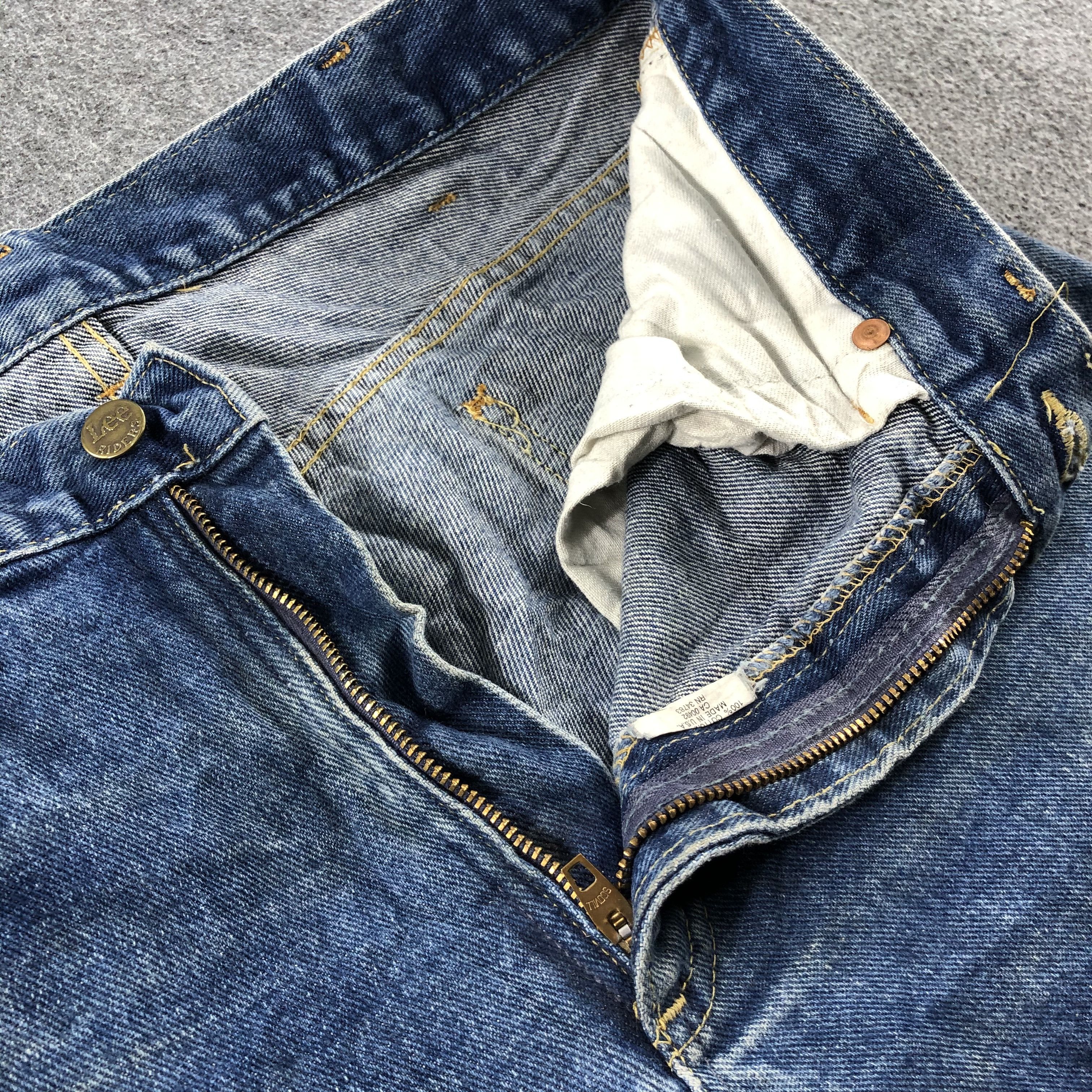 Lee Vintage Blue Wash Lee Jeans-J2678 Size US 31 - 9 Thumbnail