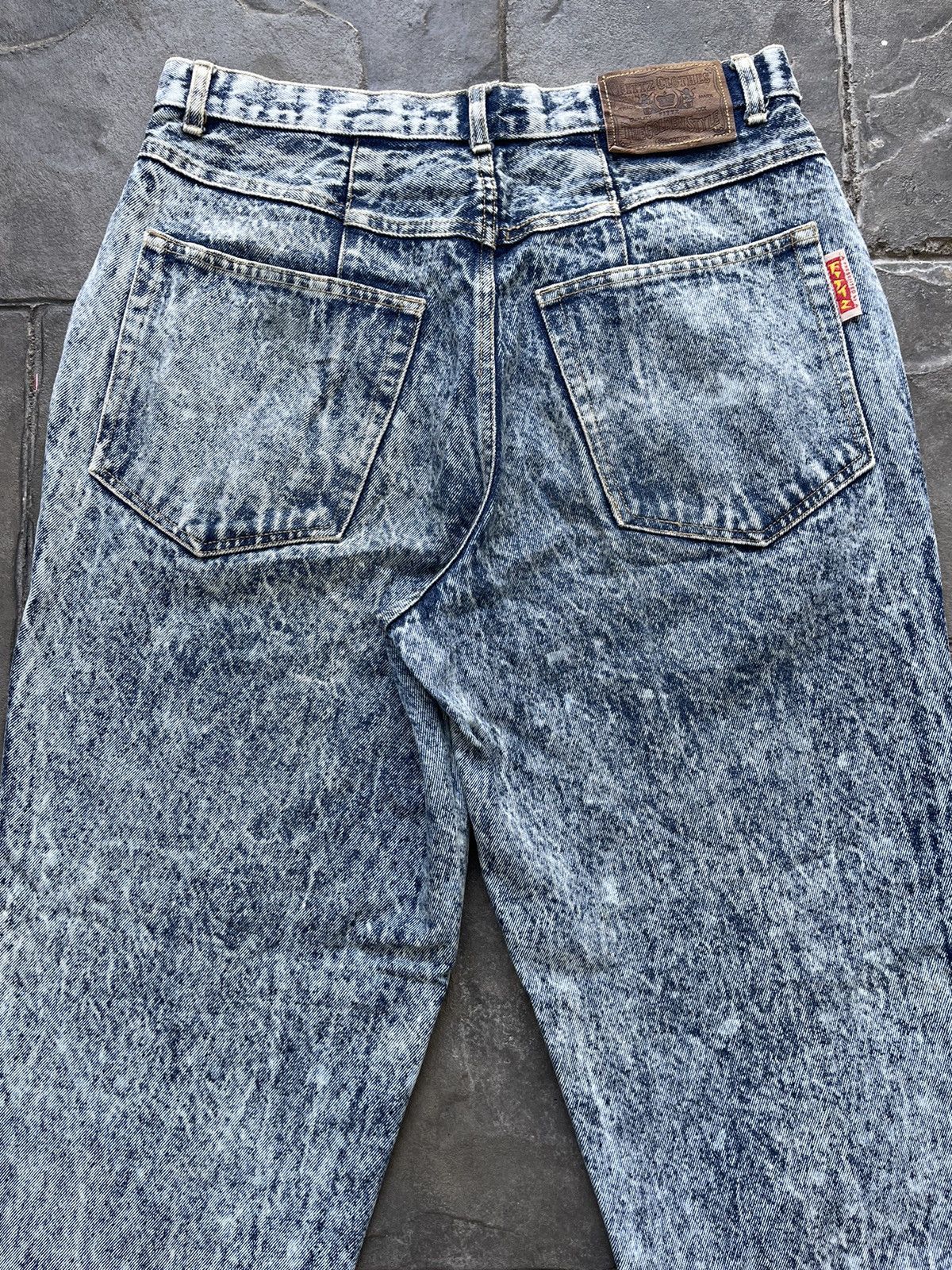 If Six Was Nine JAPAN MADE Fittz Acid Wash Denim Size US 31 - 10 Thumbnail