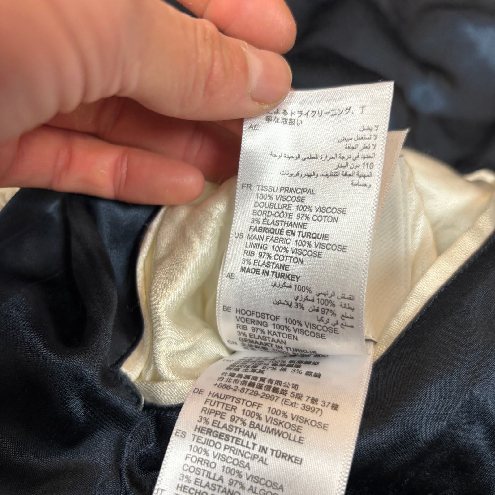 Sandro Sandro Paris Palm Reversible Satin Bomber Jacket Men's Small Size US S / EU 44-46 / 1 - 8 Thumbnail