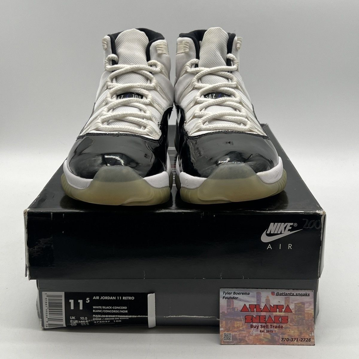 Jordan Brand Air Jordan 11 Concord Size US 11.5 / EU 44-45 - 2 Thumbnail