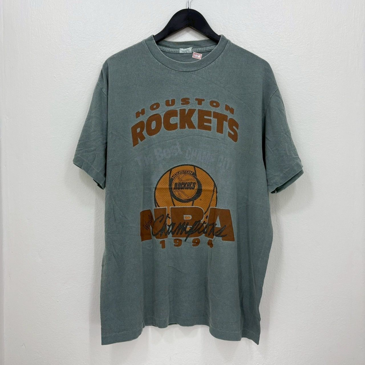 Vintage Vintage 90s NBA Houston Rockets shirt size XL wts03 Size US XL / EU 56 / 4 - 2 Thumbnail
