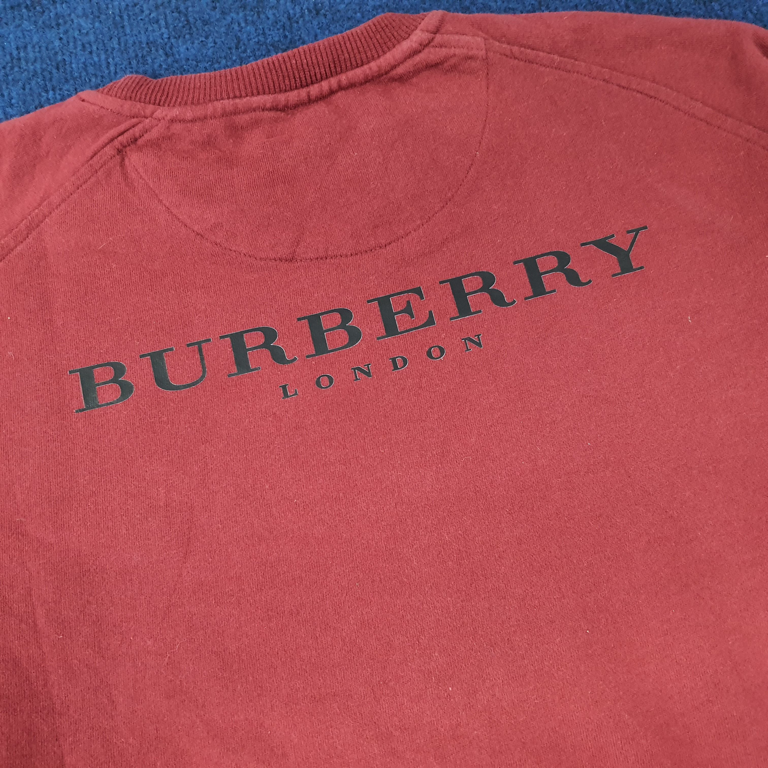 Burberry Vintage Burberry Nova Check Custom Logo Sweatshirt C257N24 Size US M / EU 48-50 / 2 - 2 Thumbnail