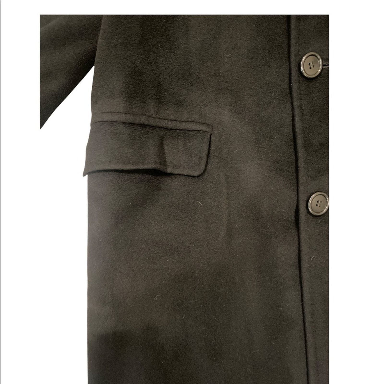 Other Dominic D. Bruzzi Grodins Men's 100% Cashmere Coat Black 38 Size US L / EU 52-54 / 3 - 5 Thumbnail