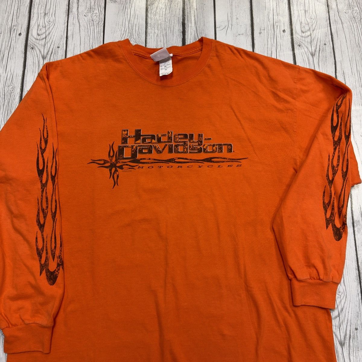 Harley Davidson × Vintage Vintage Harley Davidson long sleeve tee Size US XL / EU 56 / 4 - 3 Thumbnail