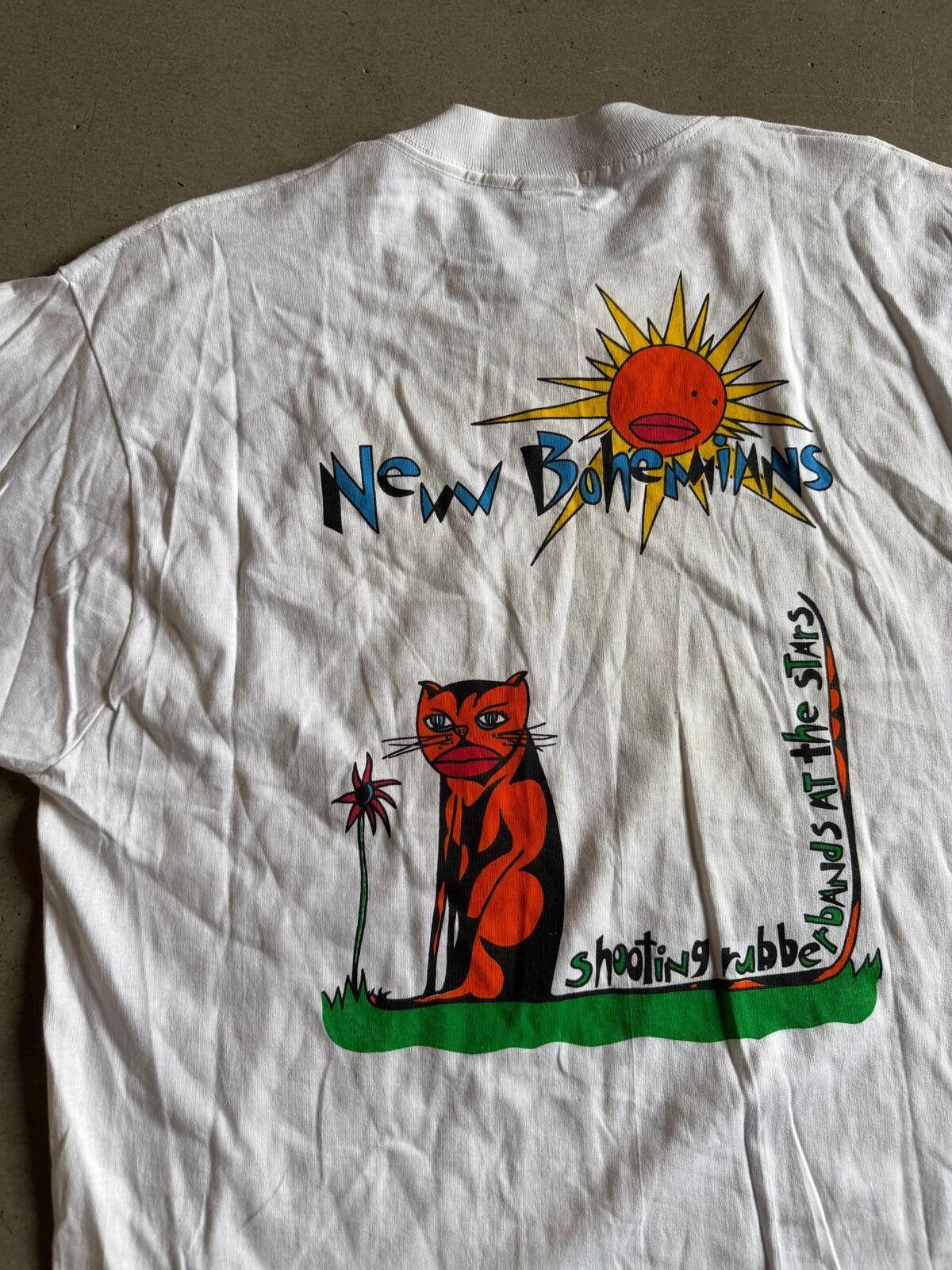 Fruit Of The Loom Vintage New Bohemians Shooting Rubbers Stars Tee Sz XL Size US XL / EU 56 / 4 - 3 Thumbnail