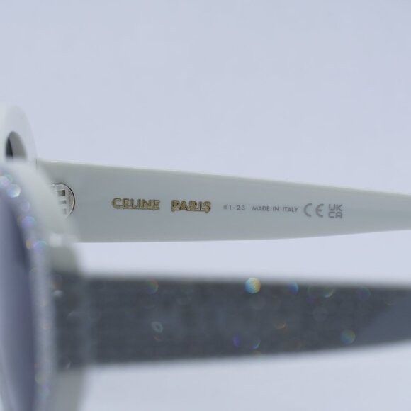 Celine Celine CL4240IS 25A Sunglasses Shiny Ivory Size ONE SIZE - 9 Thumbnail