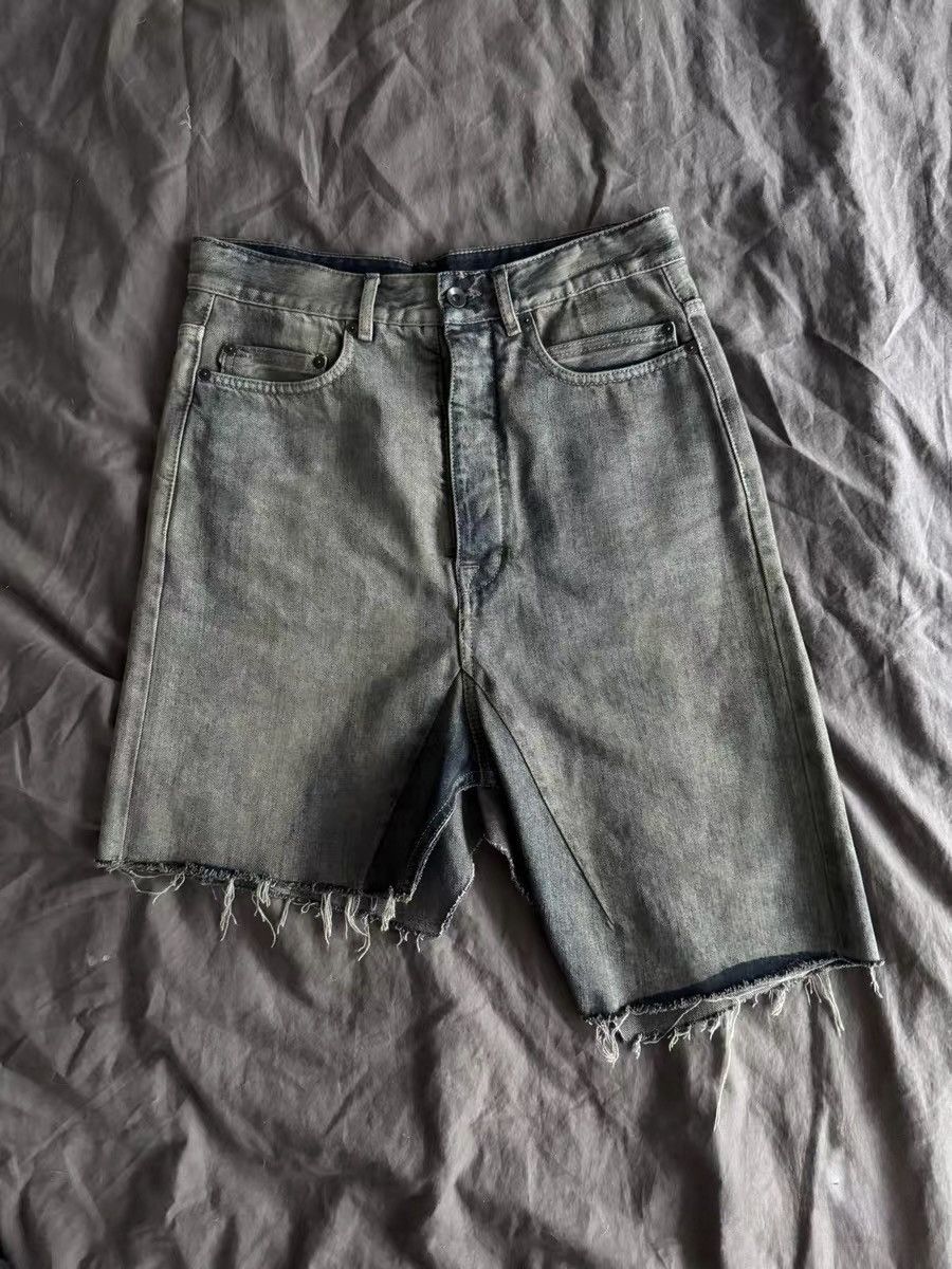 Rick Owens Drkshdw Rick Owens DRKSHDW SS19 Runway SISYSKIRT Denim Skirt Size US 26 / EU 42 - 1 Thumbnail