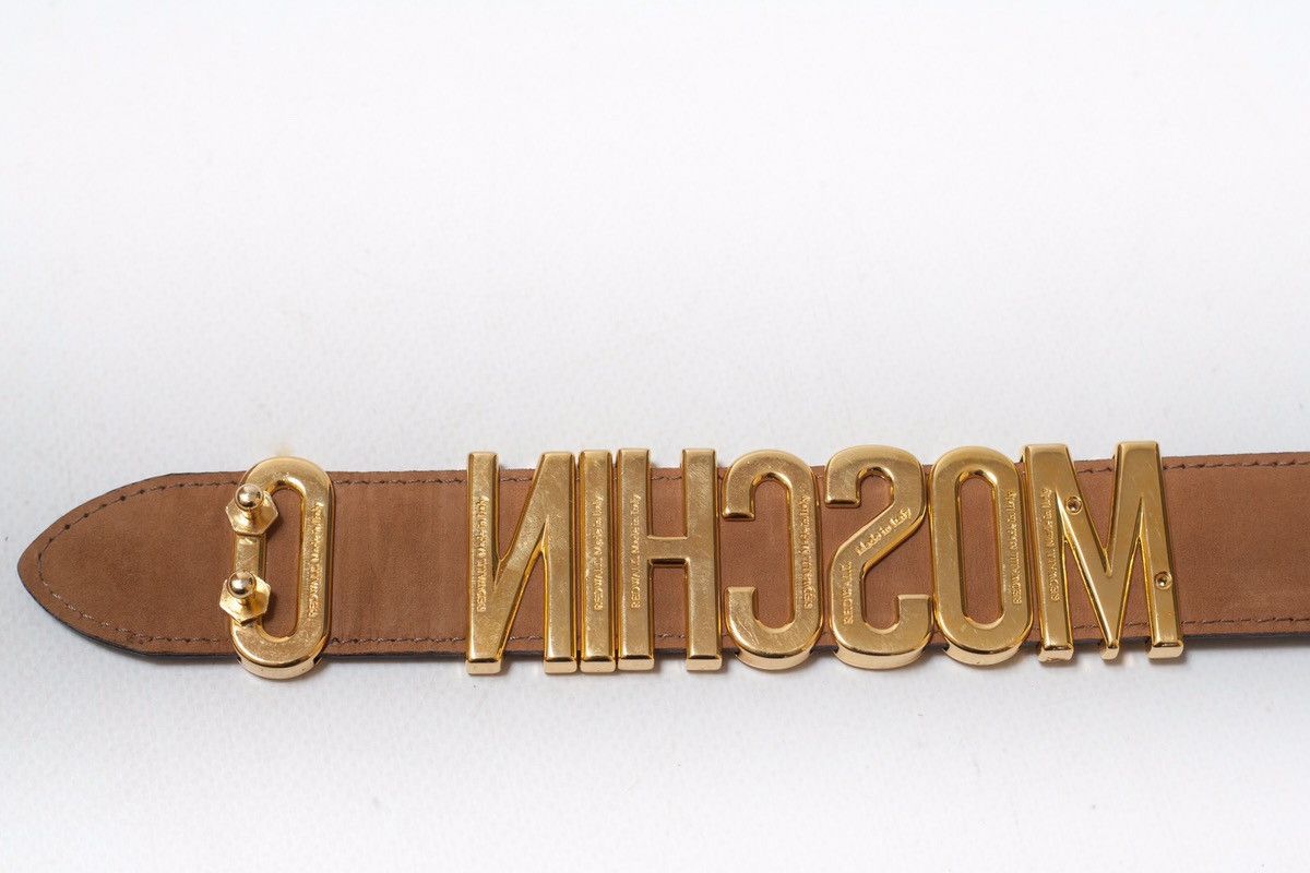 Moschino Moschino Vintage Letter Belt Size ONE SIZE - 3 Thumbnail