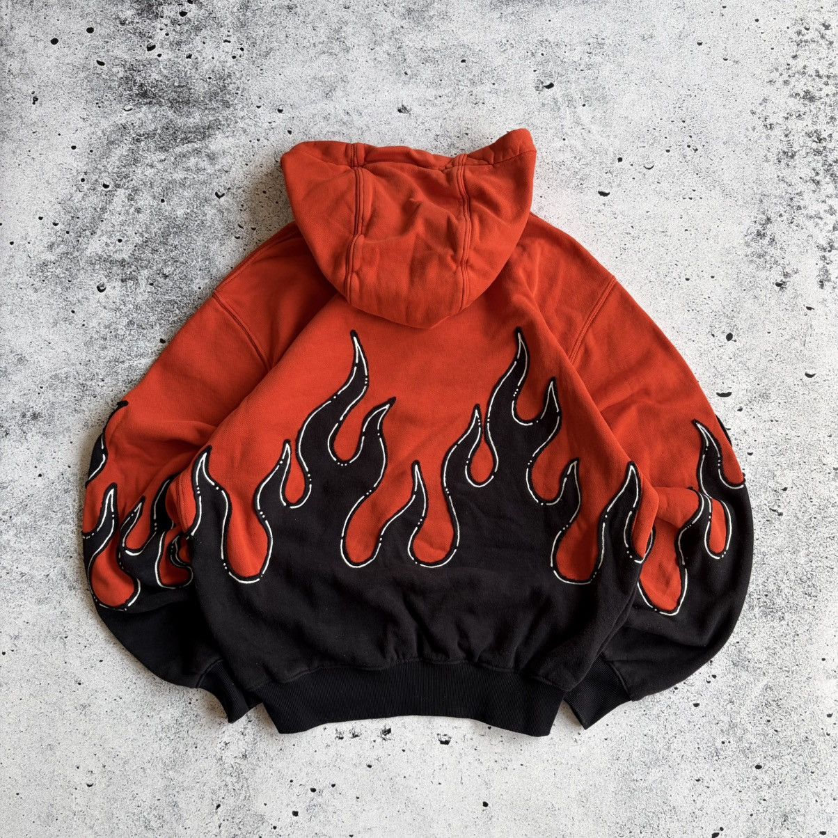 Nike Reworked Nike Flame Custom Hoodie Size US M / EU 48-50 / 2 - 5 Thumbnail