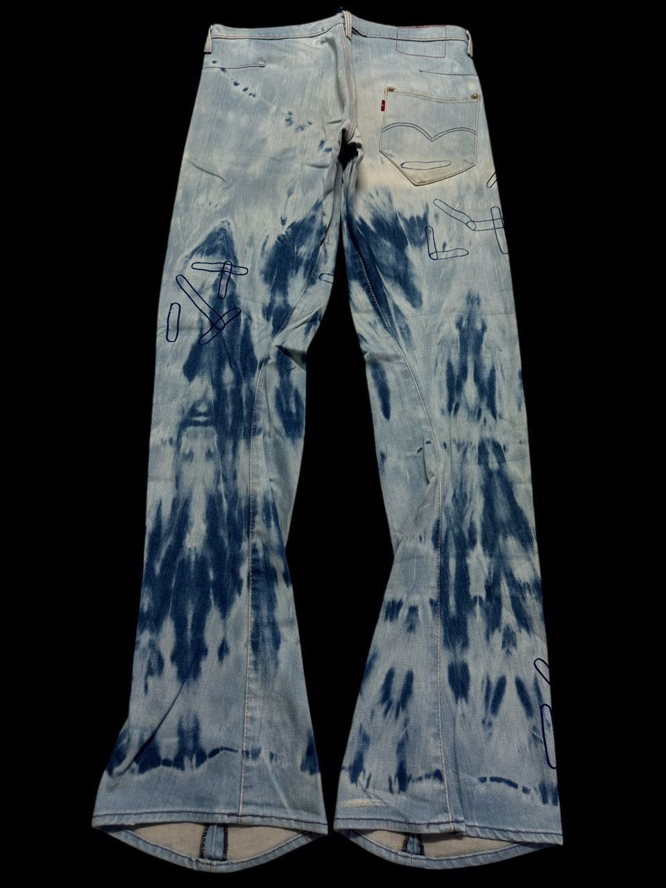 Levi's 💥Insane💥90s Levi’s Engineered Sick Bleach Single R Denim Size US 29 - 1 Thumbnail