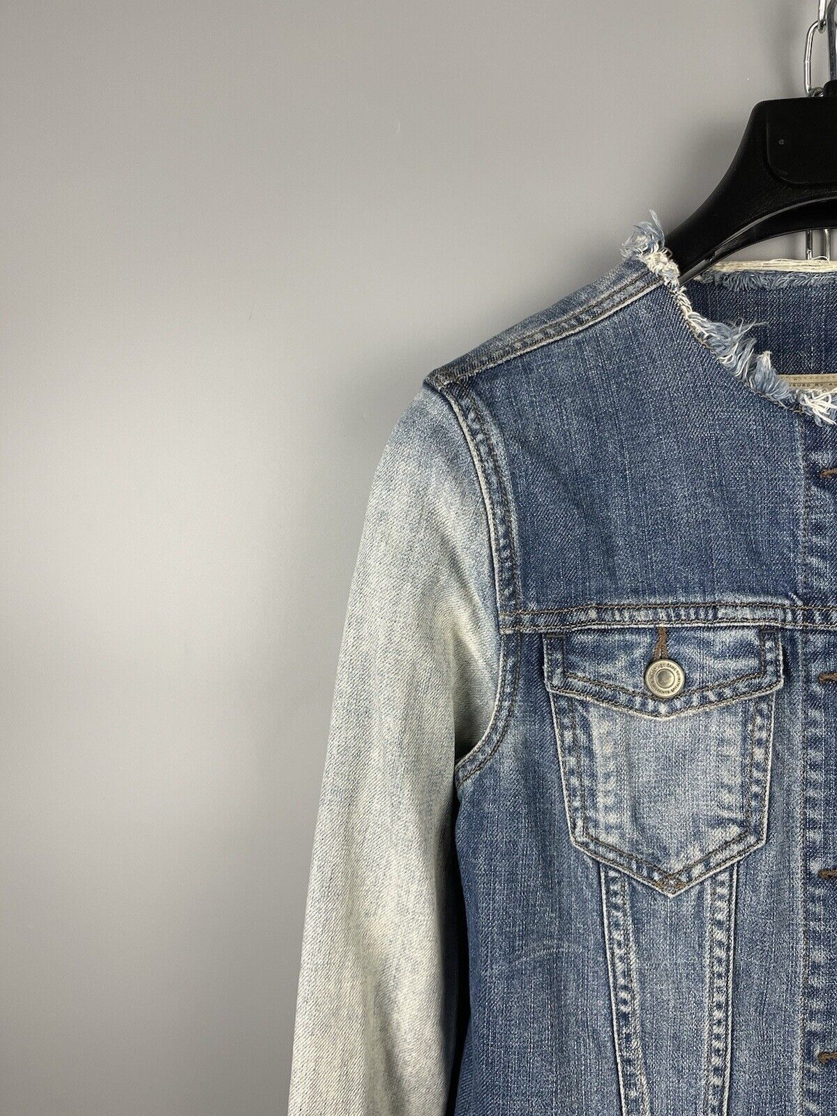 Allsaints Allsaints Womens Aya Denim Casual Jacket Size S / US 4 / IT 40 - 5 Thumbnail