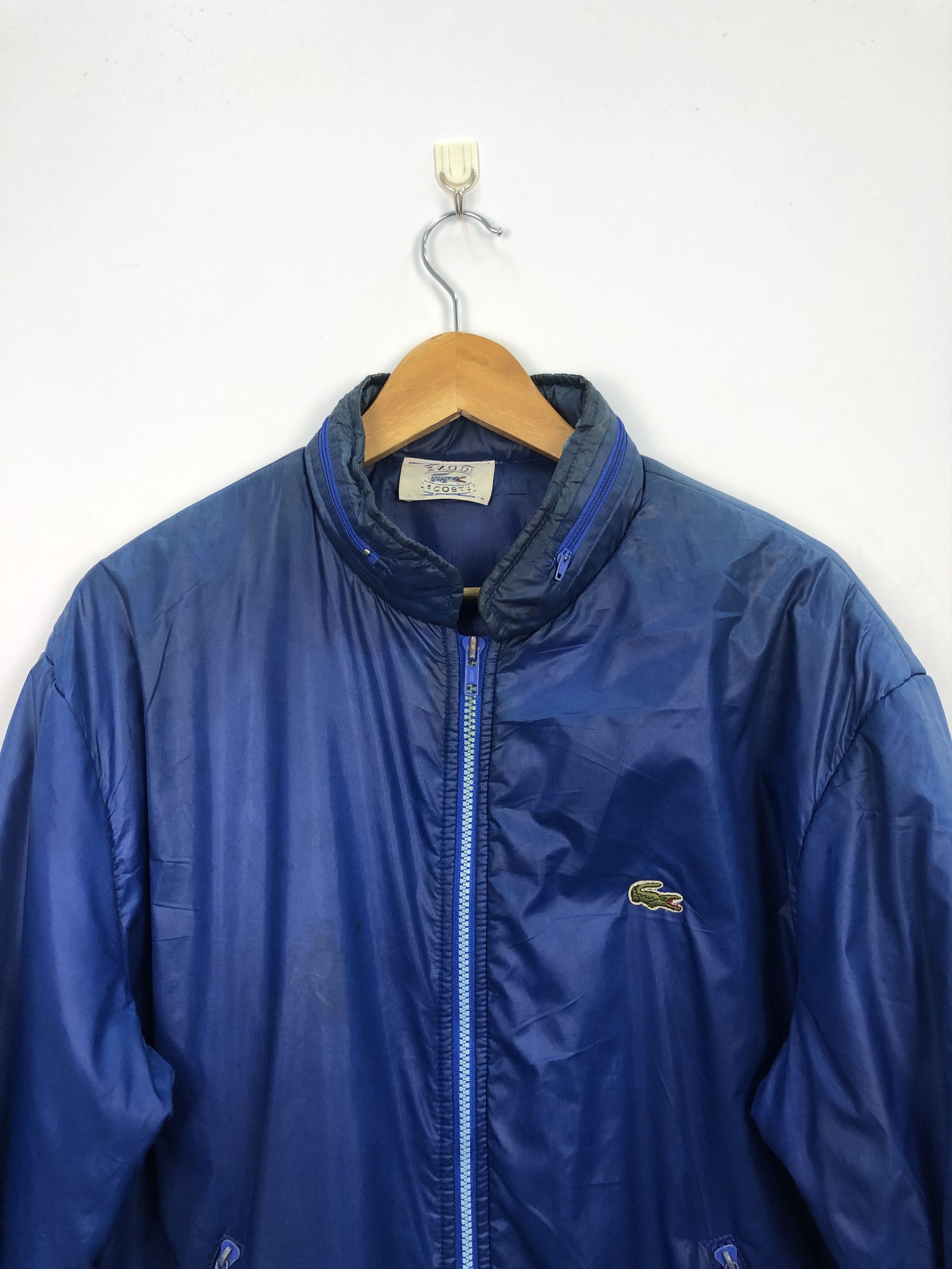 Lacoste Vintage Lacoste Puffer Jacket Blue Kanye West Style J0121 Size US XL / EU 56 / 4 - 2 Thumbnail