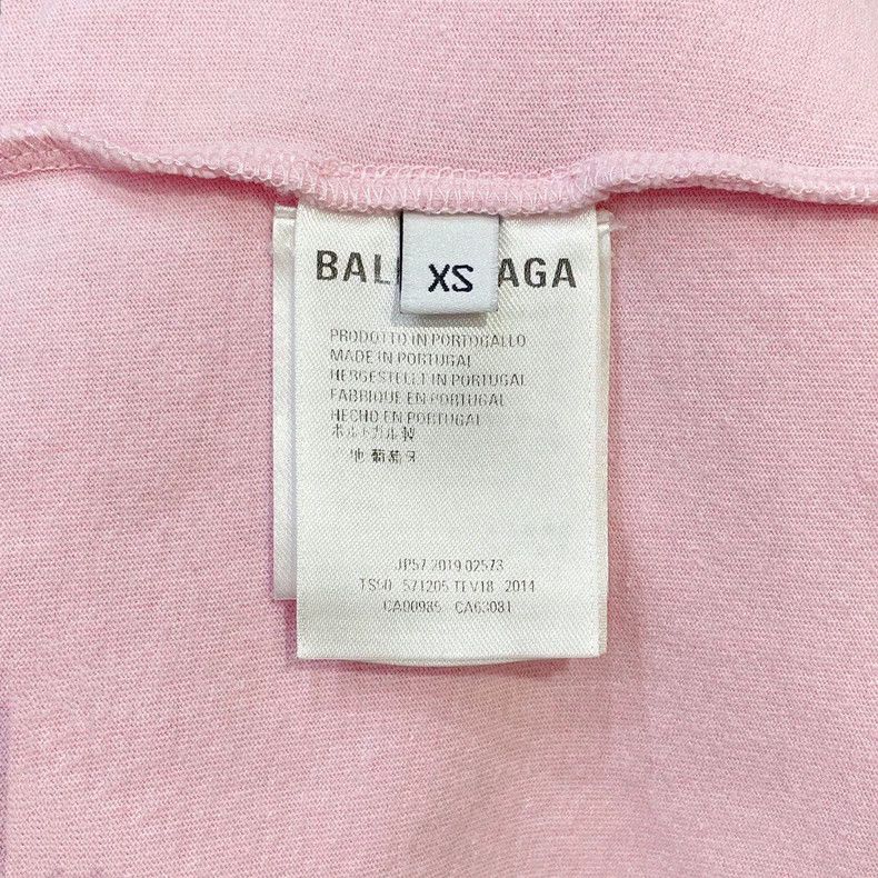 Balenciaga Balenciaga Small letter Logo short sleeve pink Size US XS / EU 42 / 0 - 6 Thumbnail