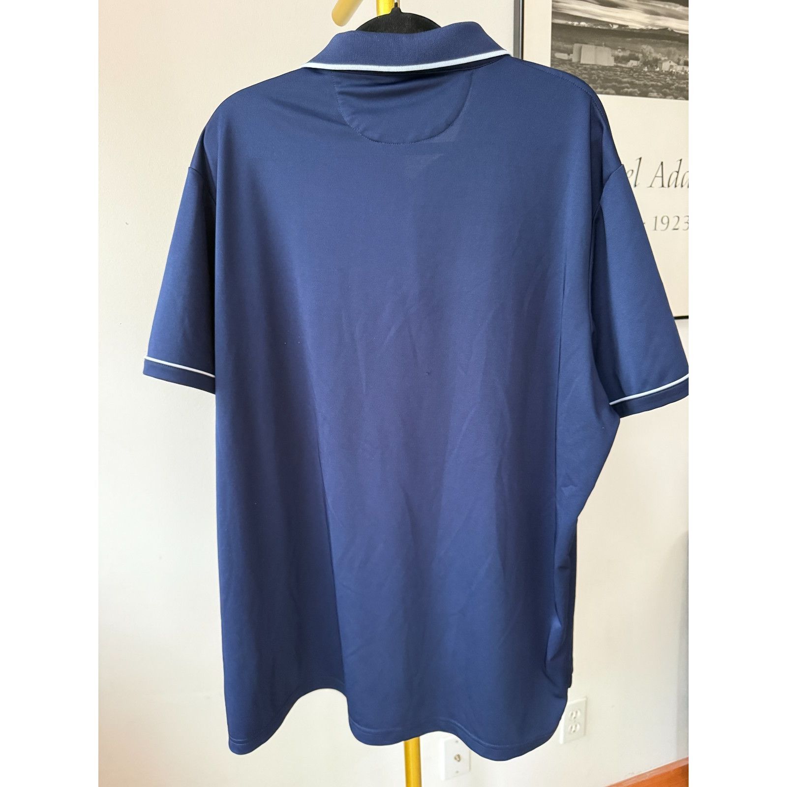 U.S. Polo Assn. US Polo Assn Mens 2XL Golf Polo Shirt Performance Polyester Size US XXL / EU 58 / 5 - 2 Thumbnail