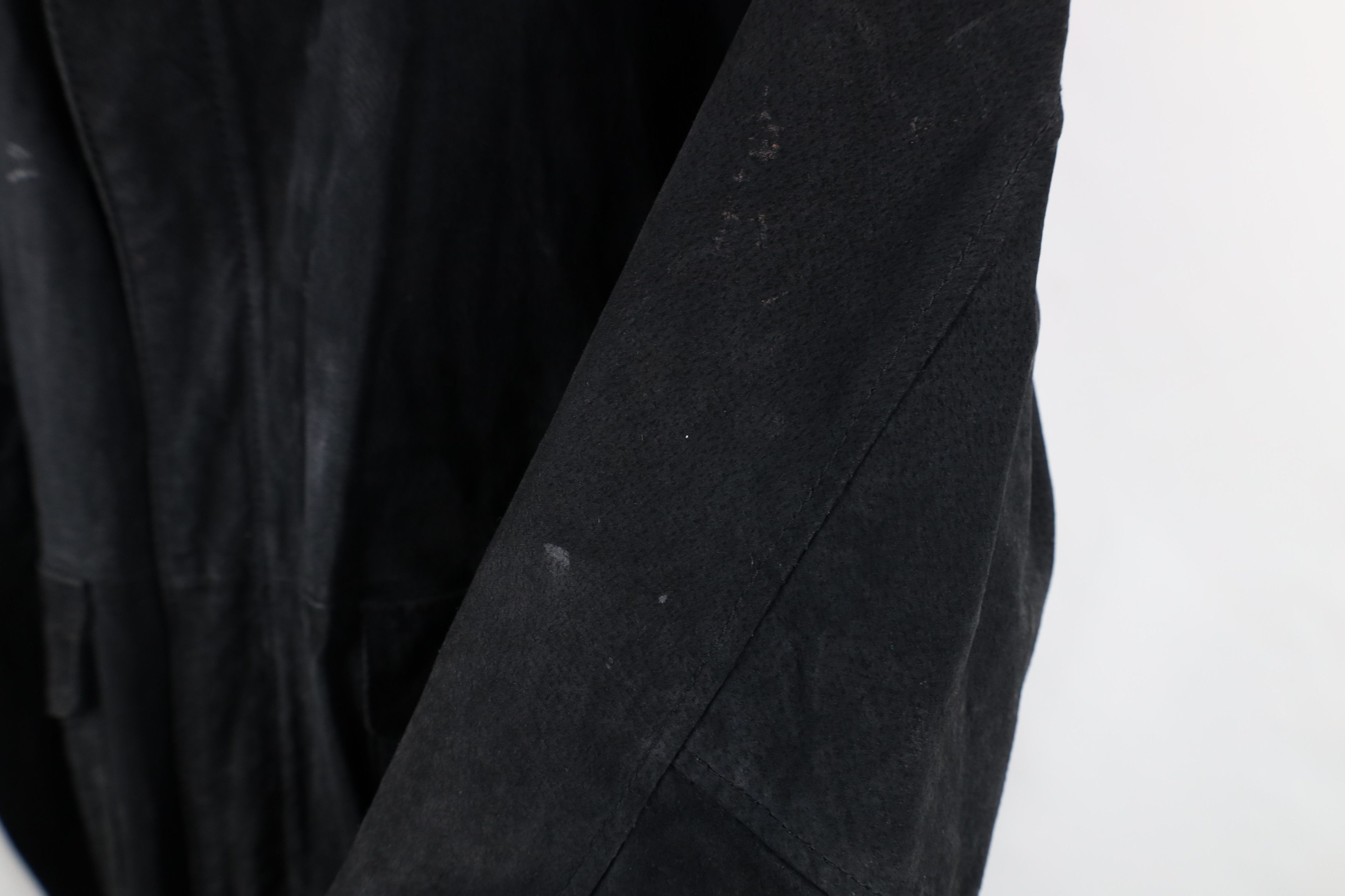 Vintage Vintage 90s Streetwear Leather Flight Bomber Jacket Black Size US M / EU 48-50 / 2 - 5 Thumbnail
