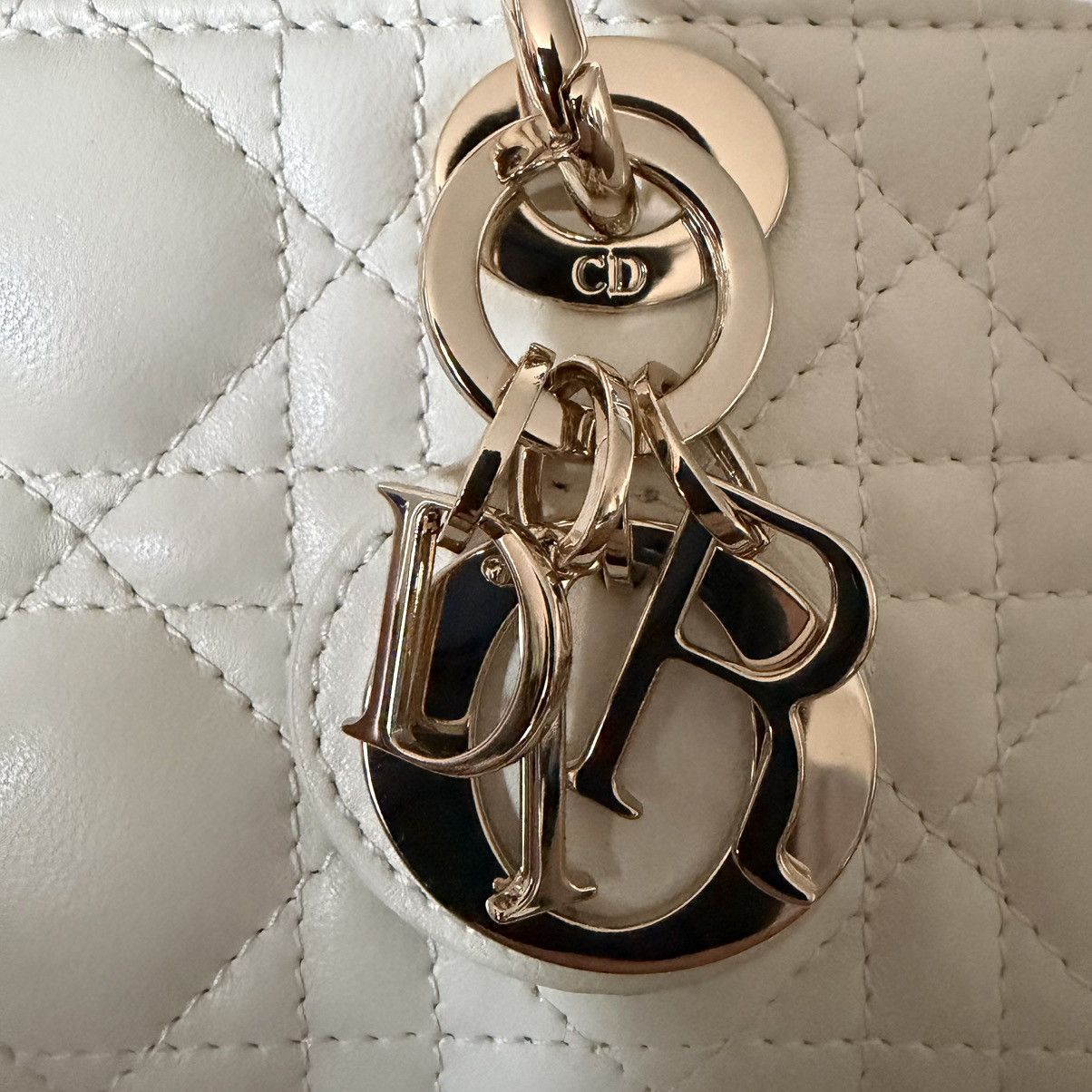 Dior Dior Lady D-Joy Micro Latte Cannage Lambskin— Gently used Size ONE SIZE - 5 Thumbnail