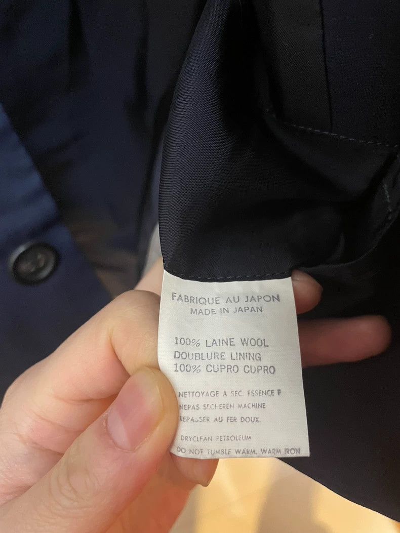 Yohji Yamamoto Yohji Yamamoto 91SS dark blue print blazer Size 38S - 7 Thumbnail