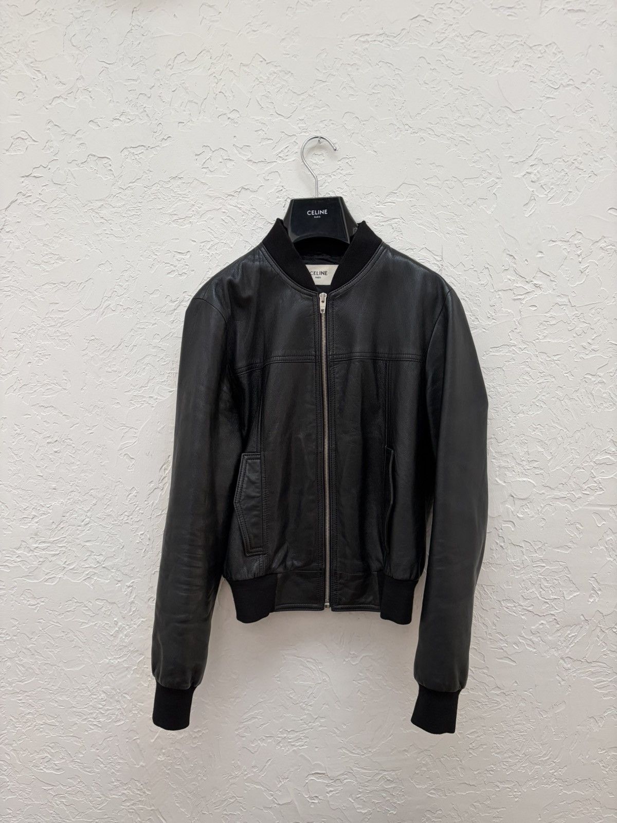 Celine Celine Bomber Leather Jacket Size US S / EU 44-46 / 1 - 1 Thumbnail