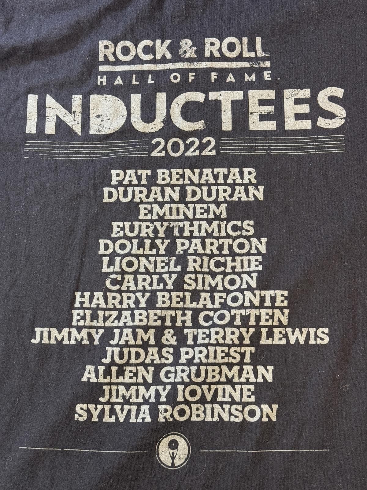 Designer Rock and Roll Hall of Fame T-shirt Induction 2022 Artists M Size US XL / EU 56 / 4 - 5 Thumbnail