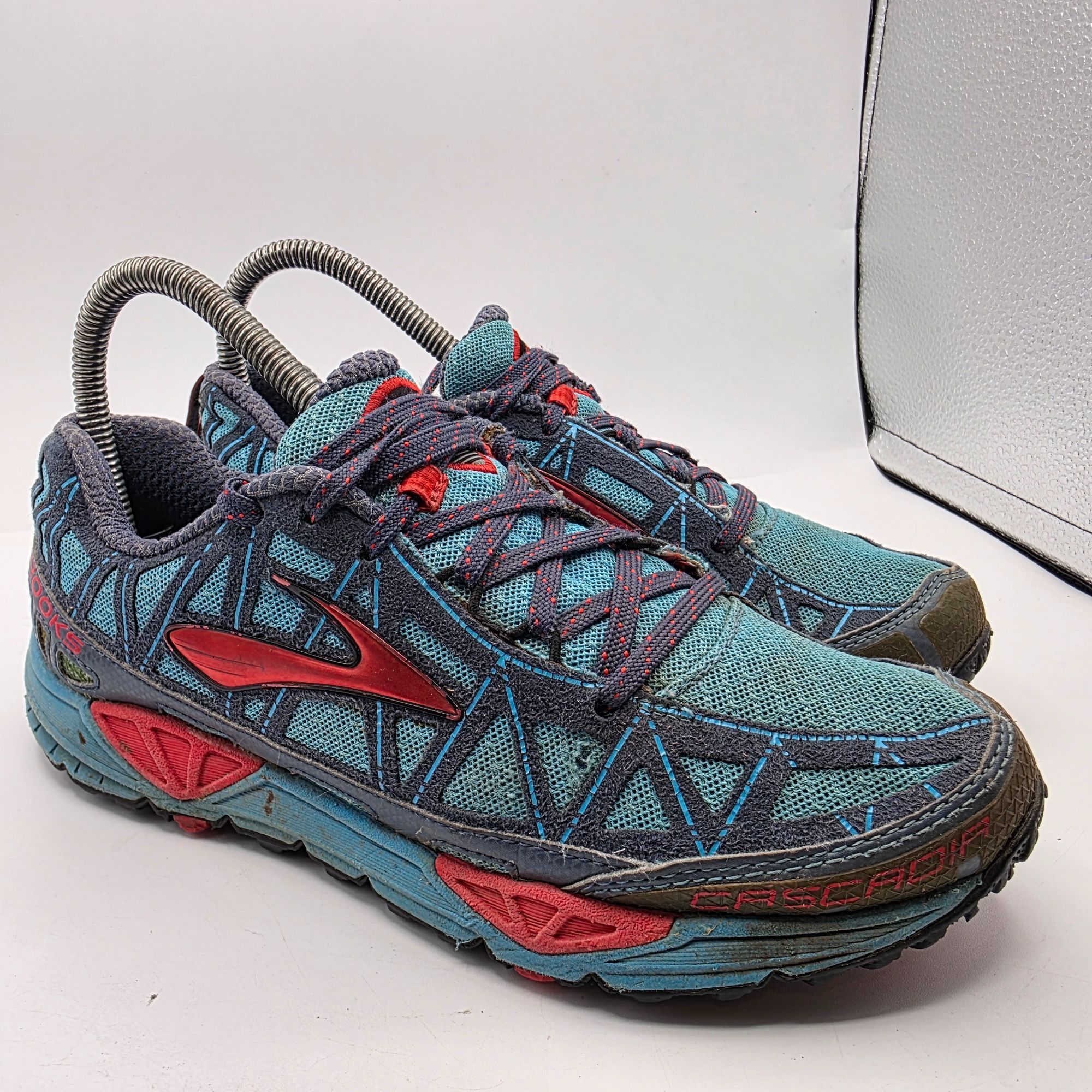 Brooks Brooks Cascadia 8 Womens Size 7 Blue Athletic Shoes Hiking C Size US 7 / IT 37 - 1 Thumbnail