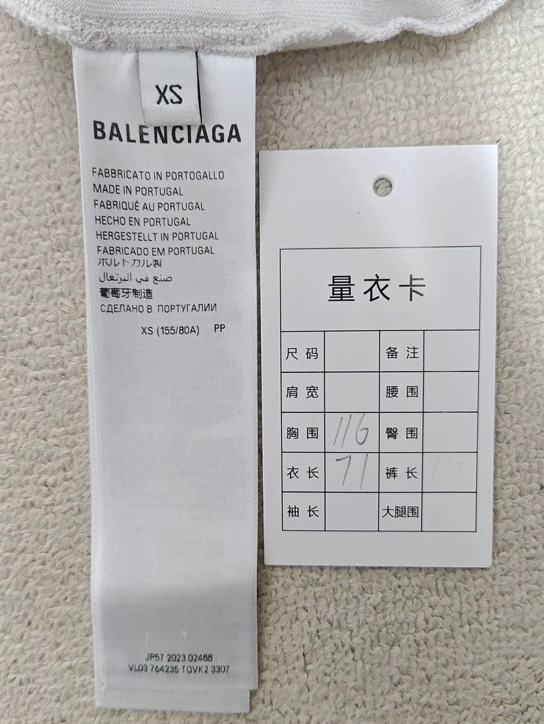 Balenciaga Balenciaga 24ss love wifi old short-sleeved T-shirt 2502-Ne Size US XS / EU 42 / 0 - 5 Thumbnail