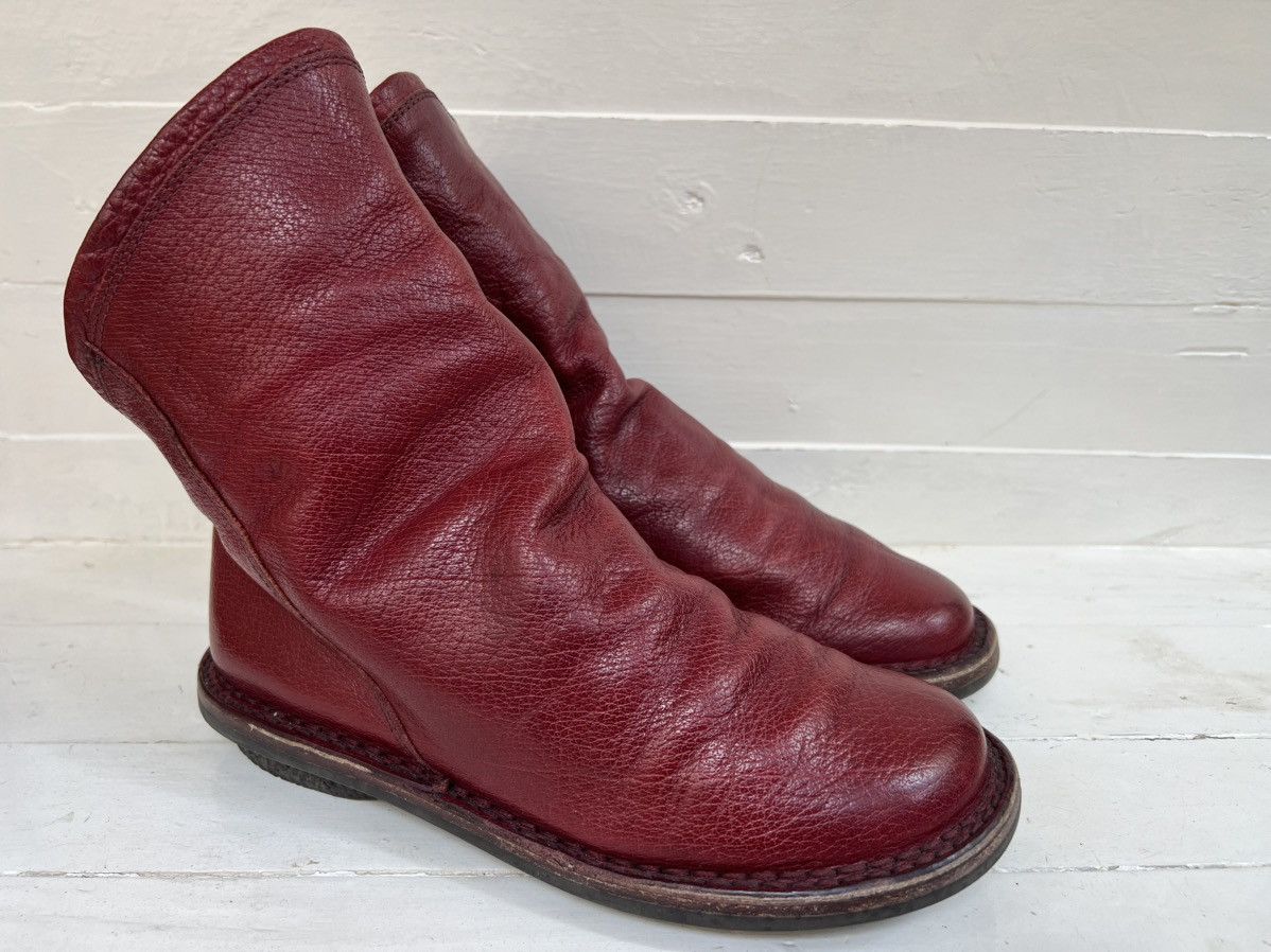Trippen Women's Leather Red Slouch Medieval Comfort