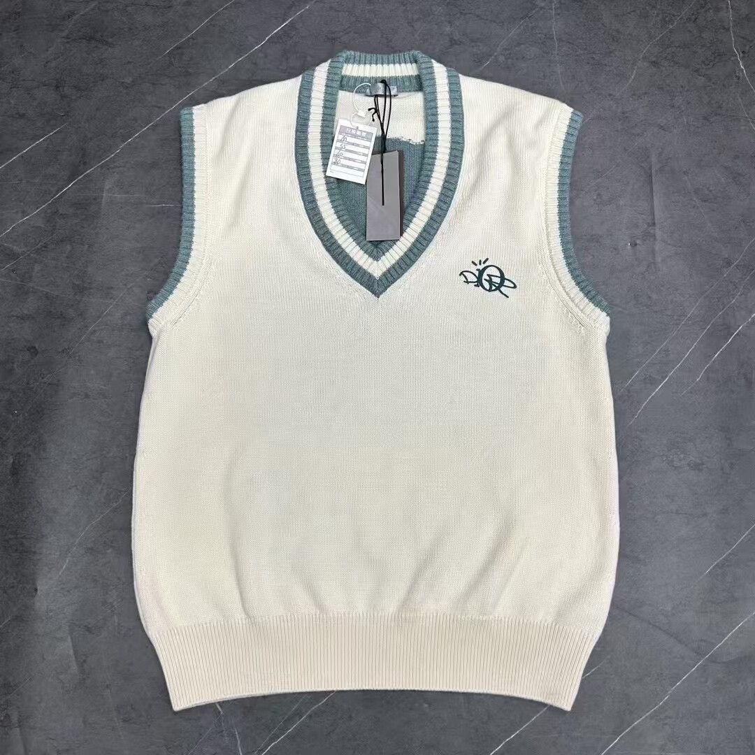 Dior Dior Travis Scott Knit Cashmere Vest Size US M / EU 48-50 / 2 - 1 Thumbnail