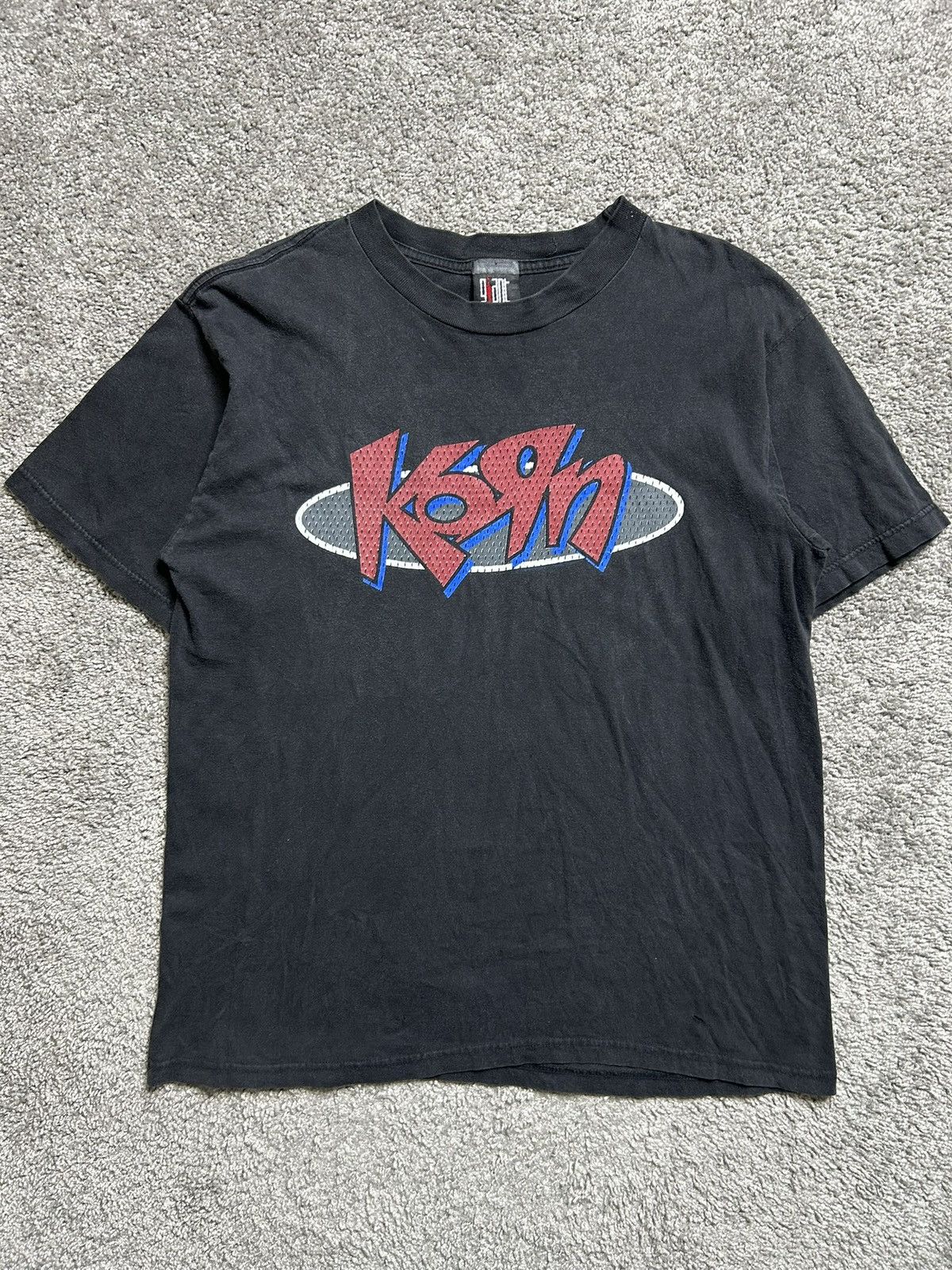 Band Tees Vintage 90s Korn Jersey Logo Band Tee Giant Tag Size US L / EU 52-54 / 3 - 1 Thumbnail