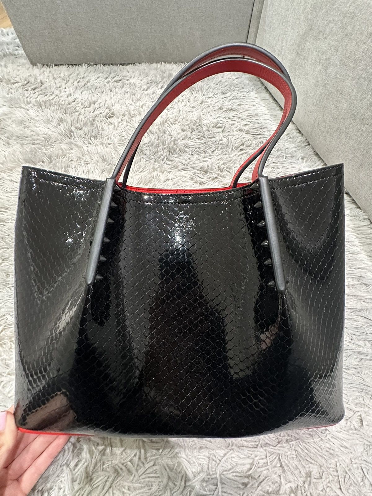 Christian Louboutin CHRISTIAN LOUBOUTIN Cabarock Leather Tote Bag Size ONE SIZE - 3 Thumbnail