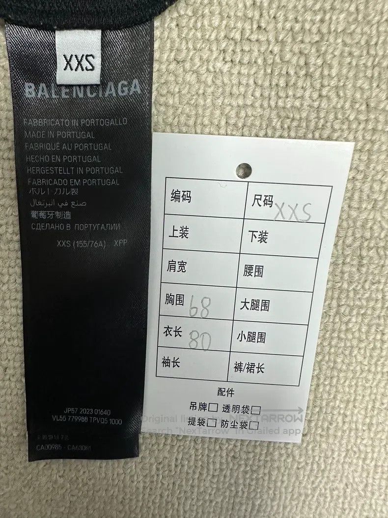 Balenciaga Balenciaga Letter V-Neck Casual Ski Jacket Long Sleeve T-S Size US XXS / EU 40 - 5 Thumbnail