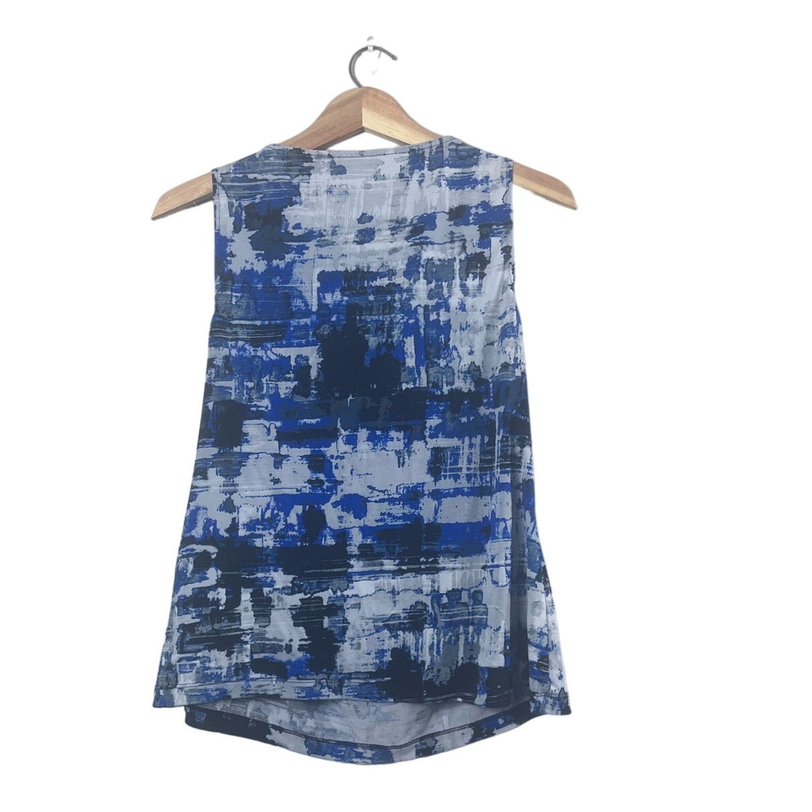 Calvin Klein Women's Blue and Black Calvin Klein Tank Top L Size L / US 10 / IT 46 - 3 Thumbnail
