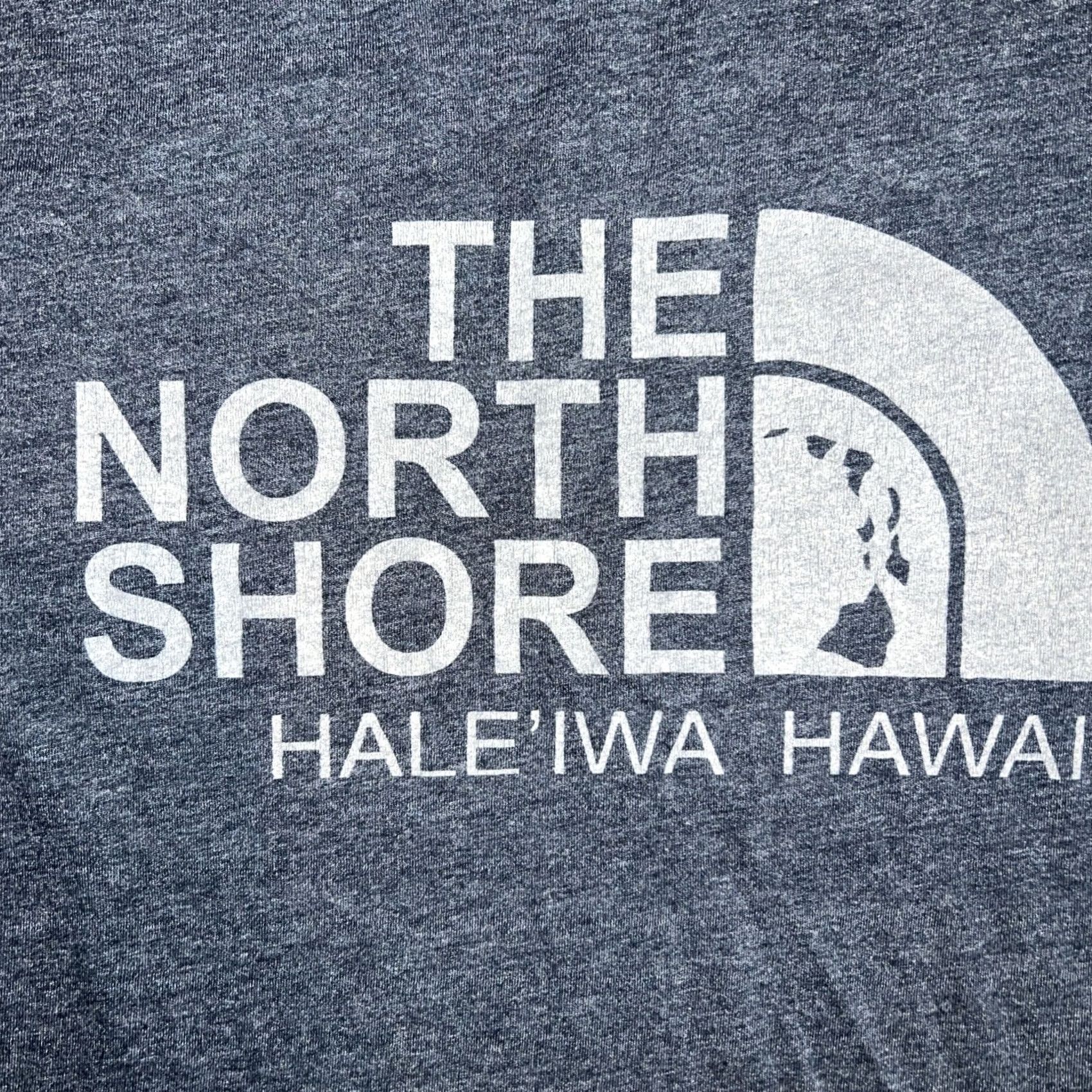 Next Level Next Level Shirt T-Shirt Men Gray Short Sleeve Crew Neck Surfer Graphic Print Parody The North Face Logo Haleʻiwa Hawaii Vintage No Size US M / EU 48-50 / 2 - 2 Thumbnail