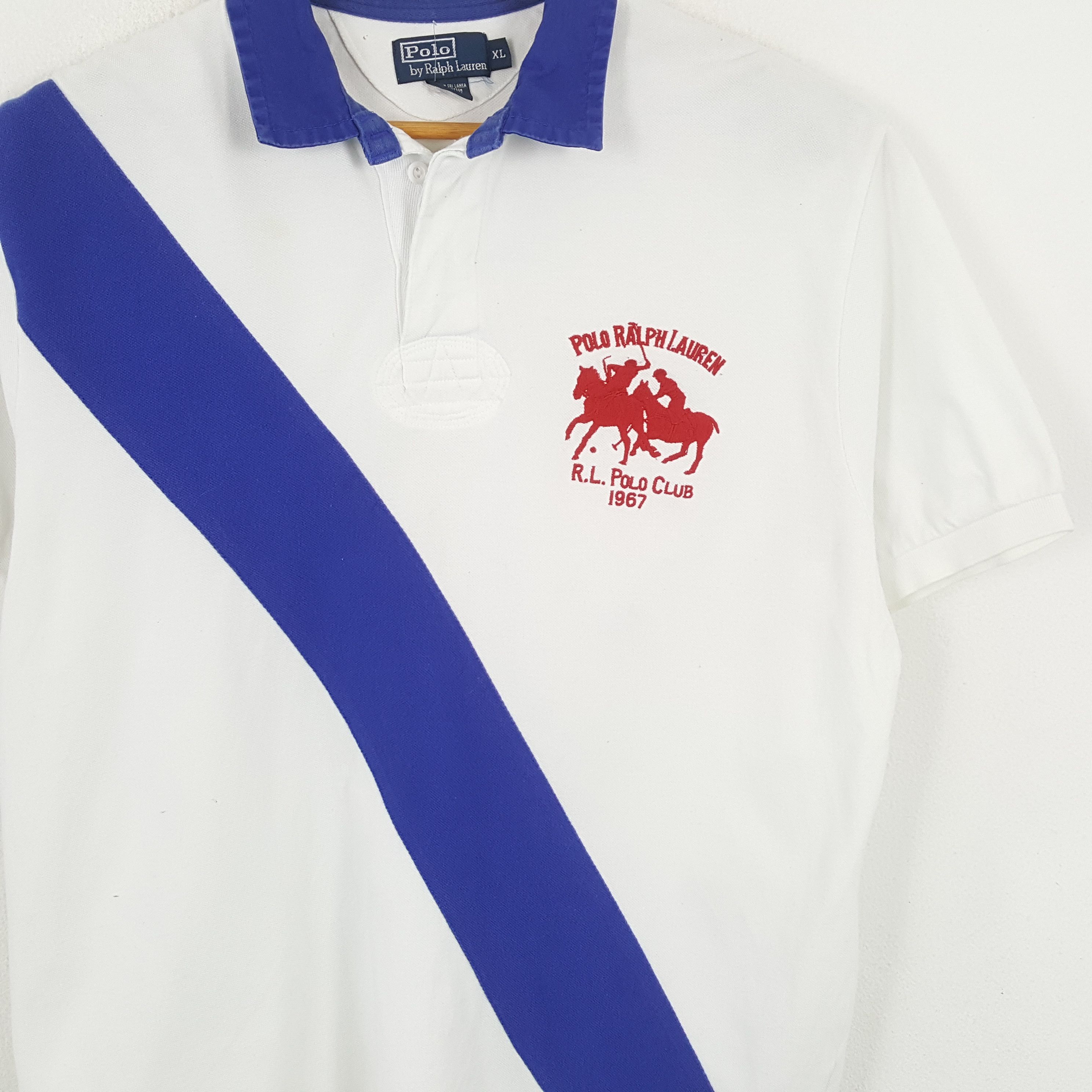 Polo Ralph Lauren × Vintage Vintage POLO by RALPH LAUREN Fashion Brand Polos Shirt Size US XL / EU 56 / 4 - 2 Thumbnail