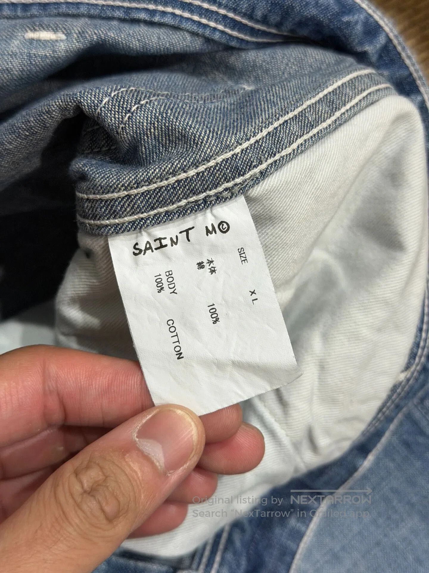 Saint Michael Saint Michael Distressed Denim Pants with Fringes. Size US 36 / EU 52 - 3 Thumbnail